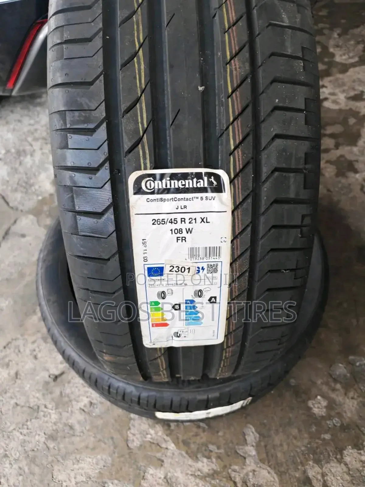 Continental Contisportcontact 5 Suv – 265/45 R21 108w Xl (J Lr Marked)