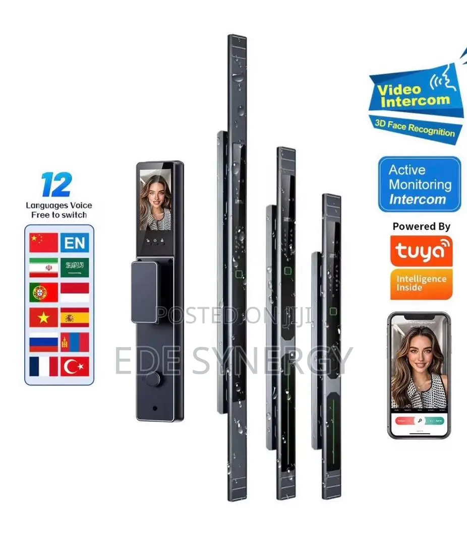 Floor to Ceiling Doors Smartlock With Mobile App