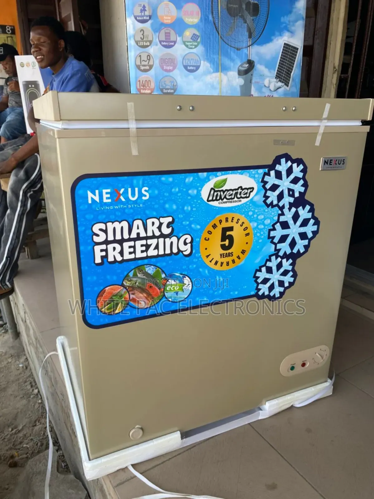New>Nexus Chest(Nx-160hei )Inverter Freezer 162 Litre Fast Freezing