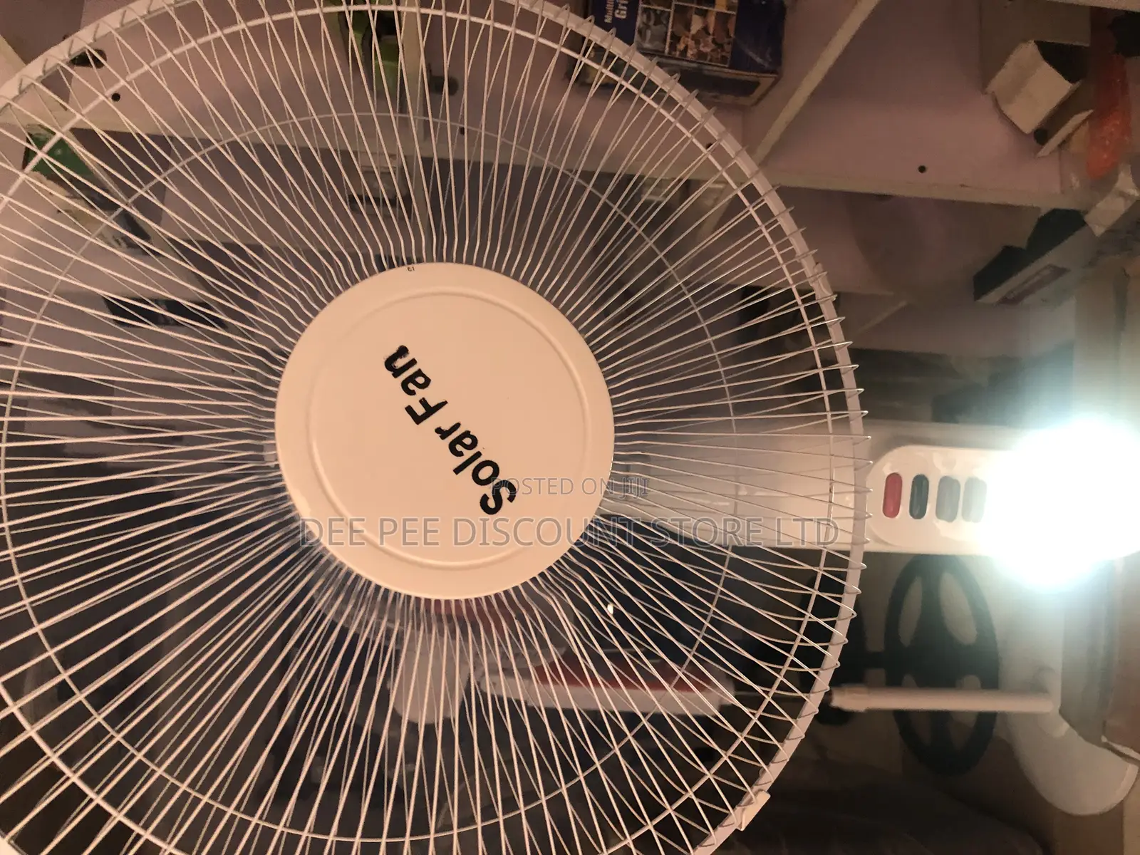 16-Inch Solar Fan With Solar Panel