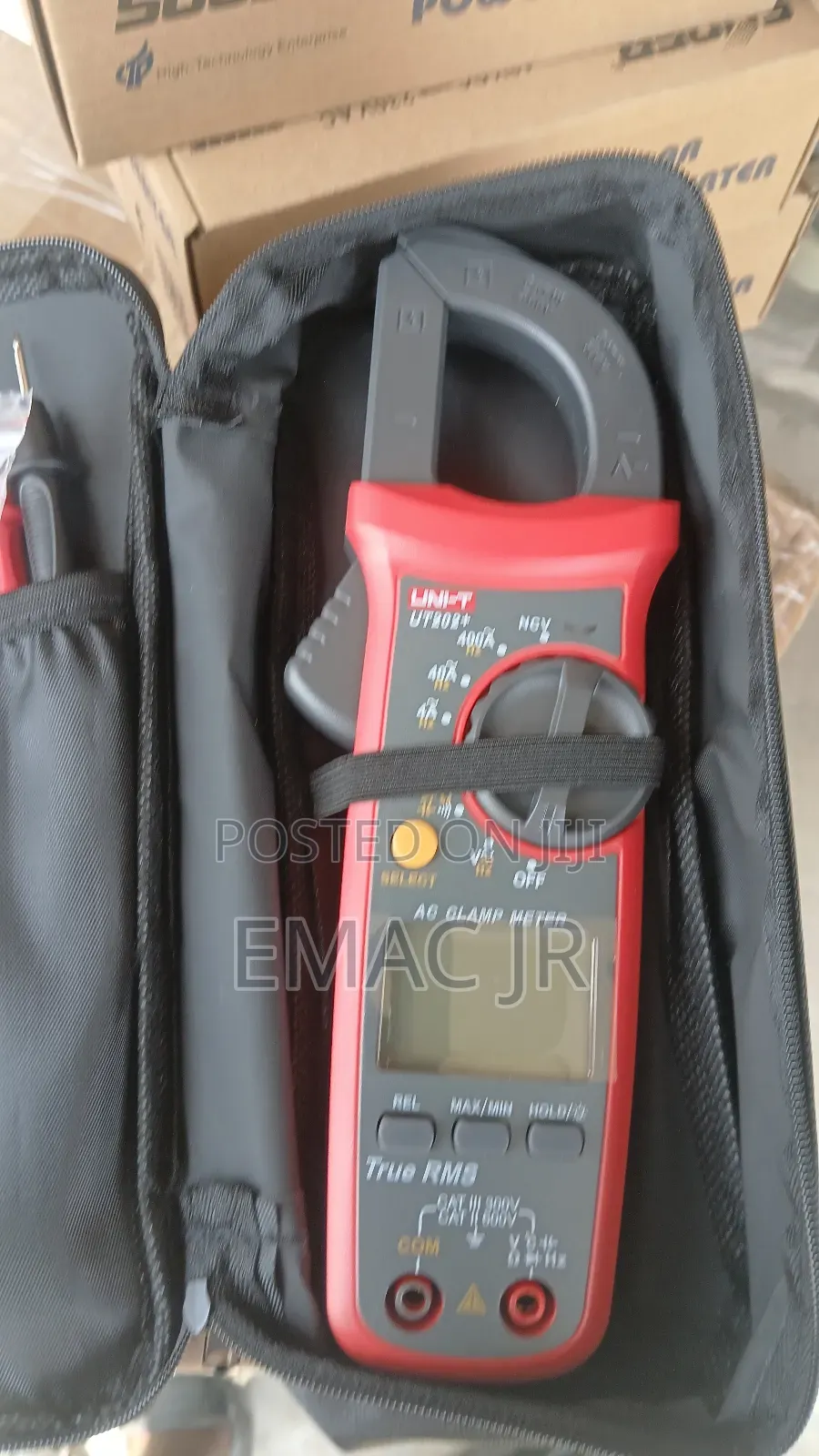 Digital Ammeter Clamp Meter Dc Ac for Measuring Amp Volt Ohm