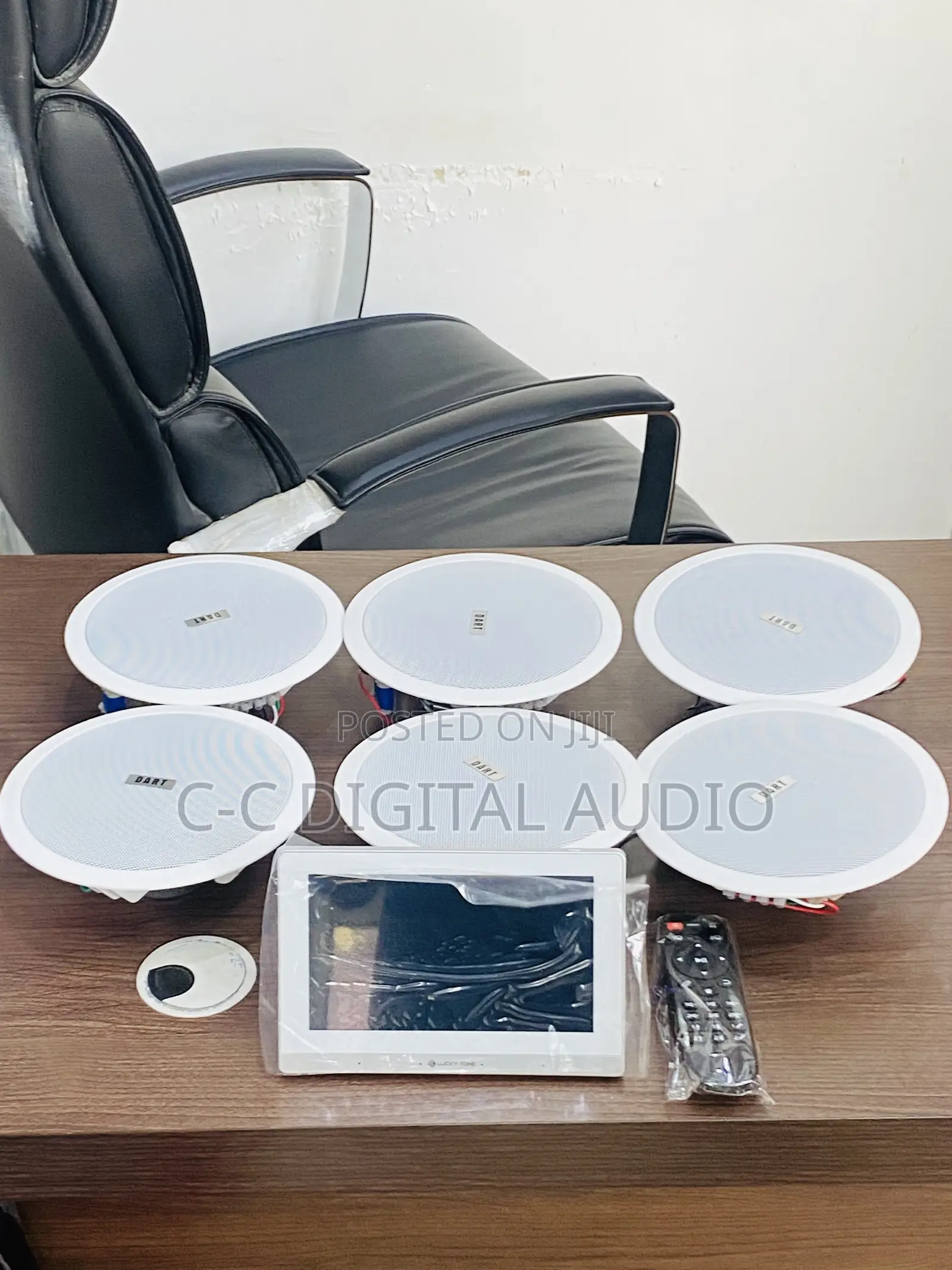 Dart Ceiling Speakers and Android Screen Amplifier Setup