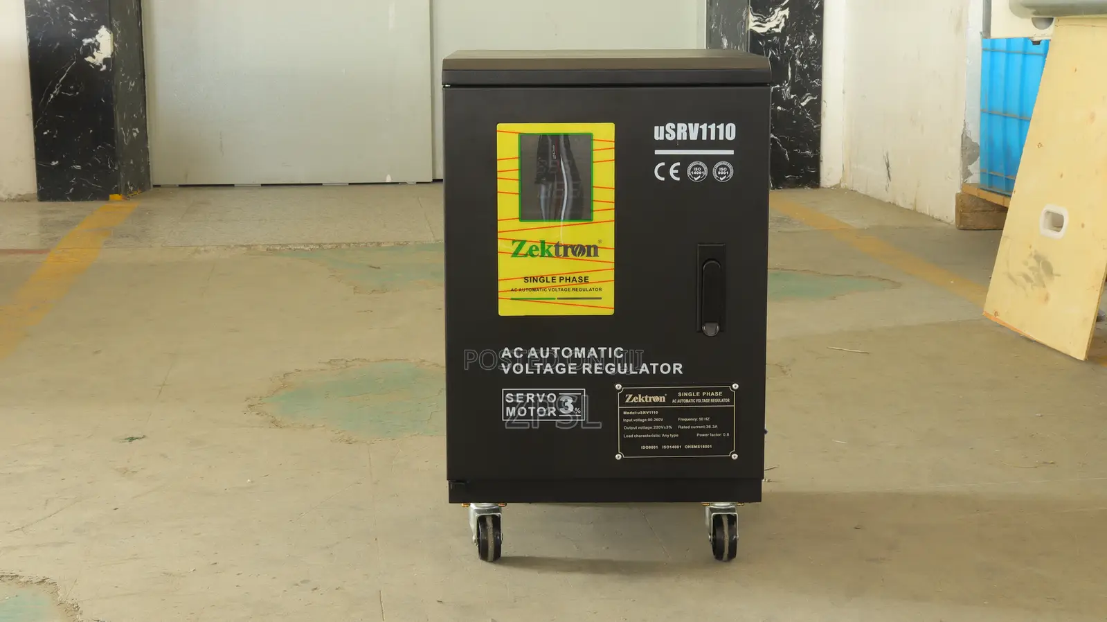 10kva Zektron Servo Voltage Regulator 80v - 260v