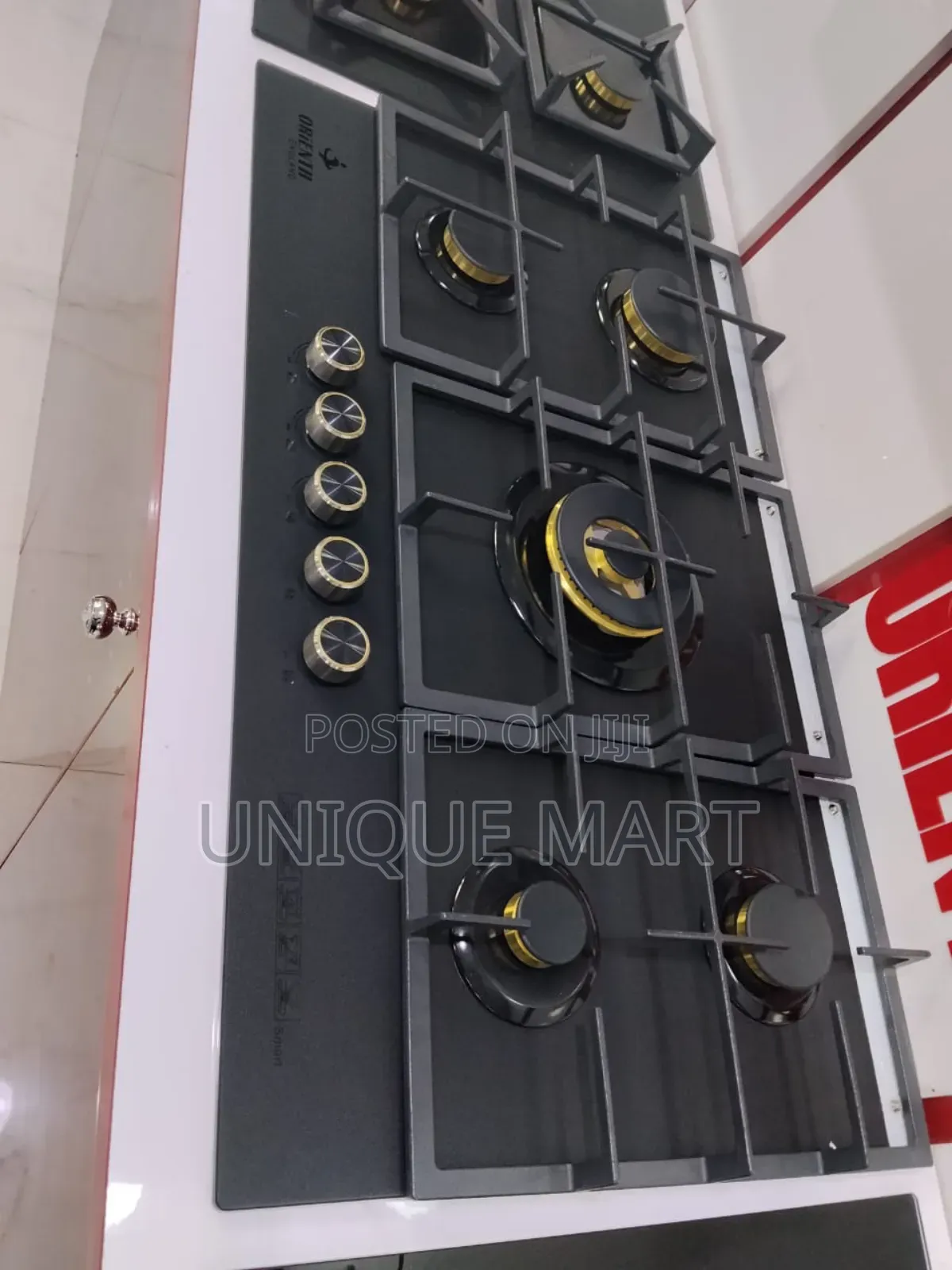 90 Cm 5 Built-in Gas Burner. Brand: Orient