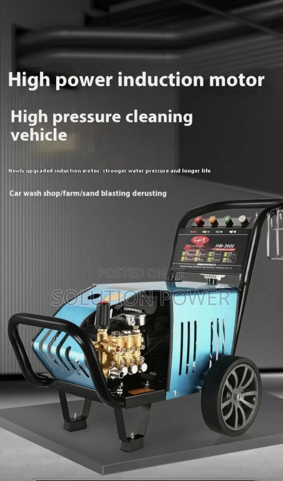 Ultra High Pressure High Power Car Wash 380v