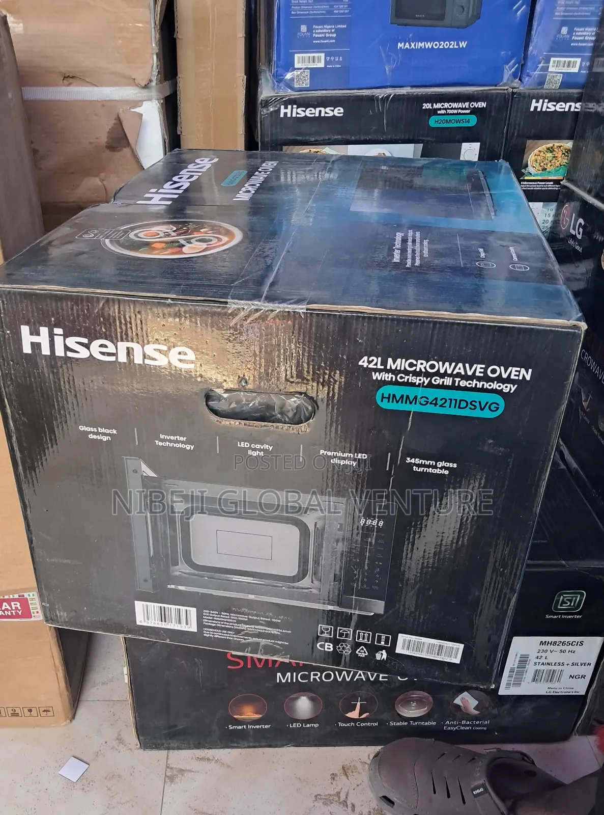 Hisense 42l Microwave Oven With Crisp Crill