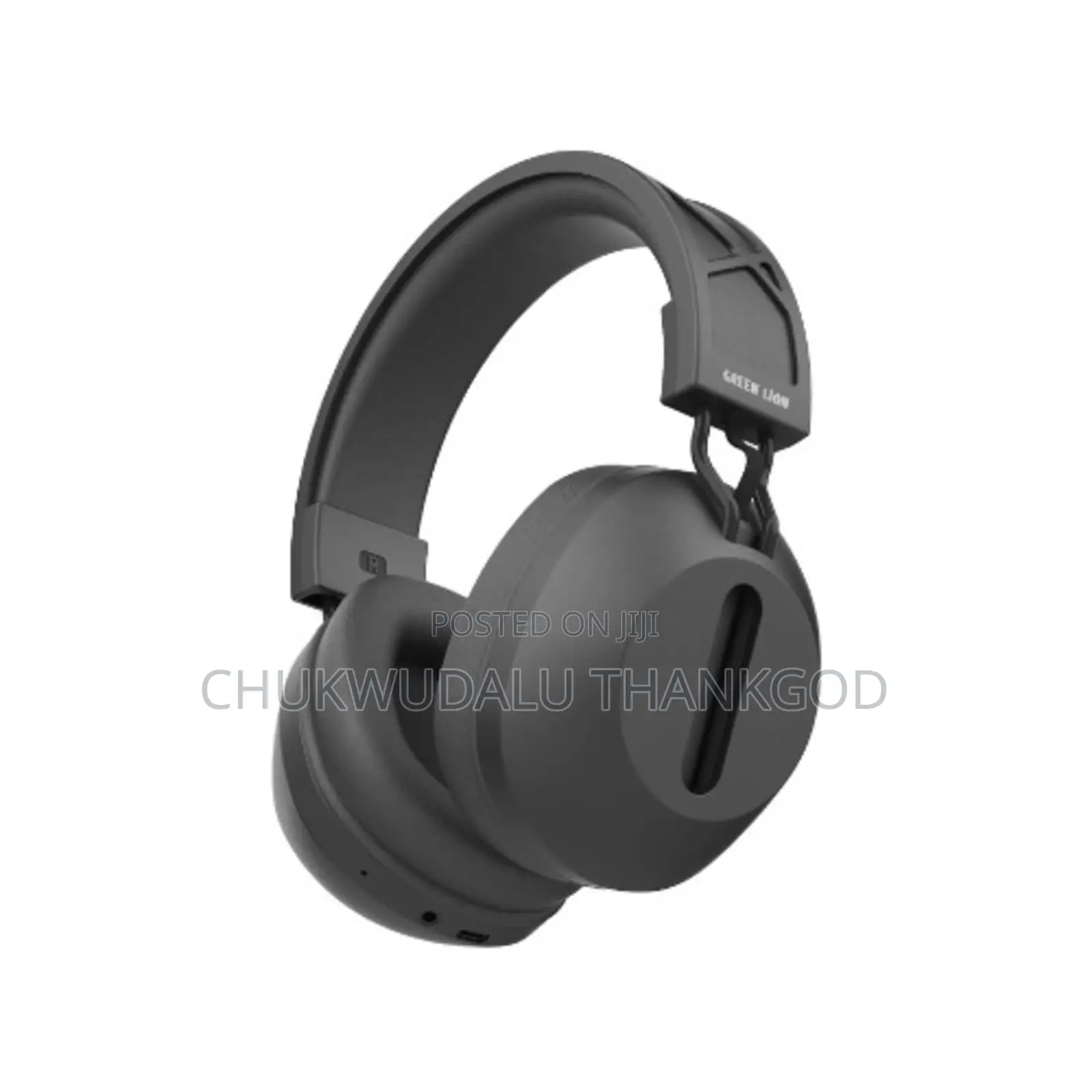 Green Lion Solar Echo Anc Infinite Playtime Headphones - Black