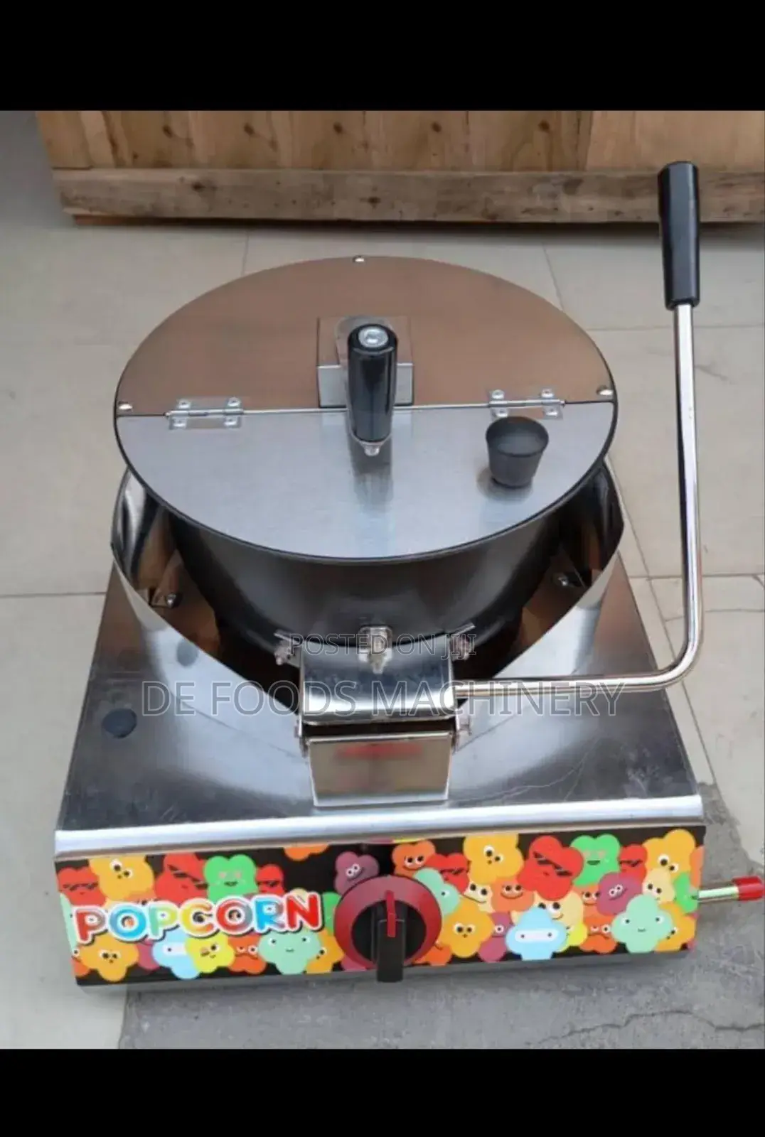 Foreign Gas Popcorn Machine