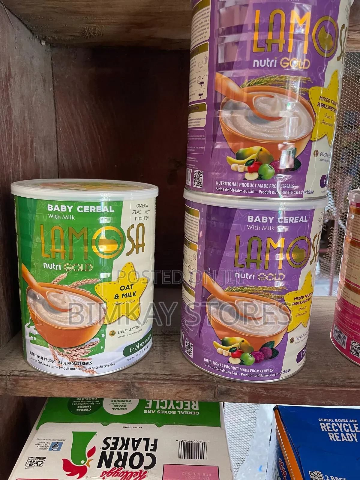 Lamosa Nutri Gold Baby Cereal 1.5kg Size 6 - 24 Mnths Age