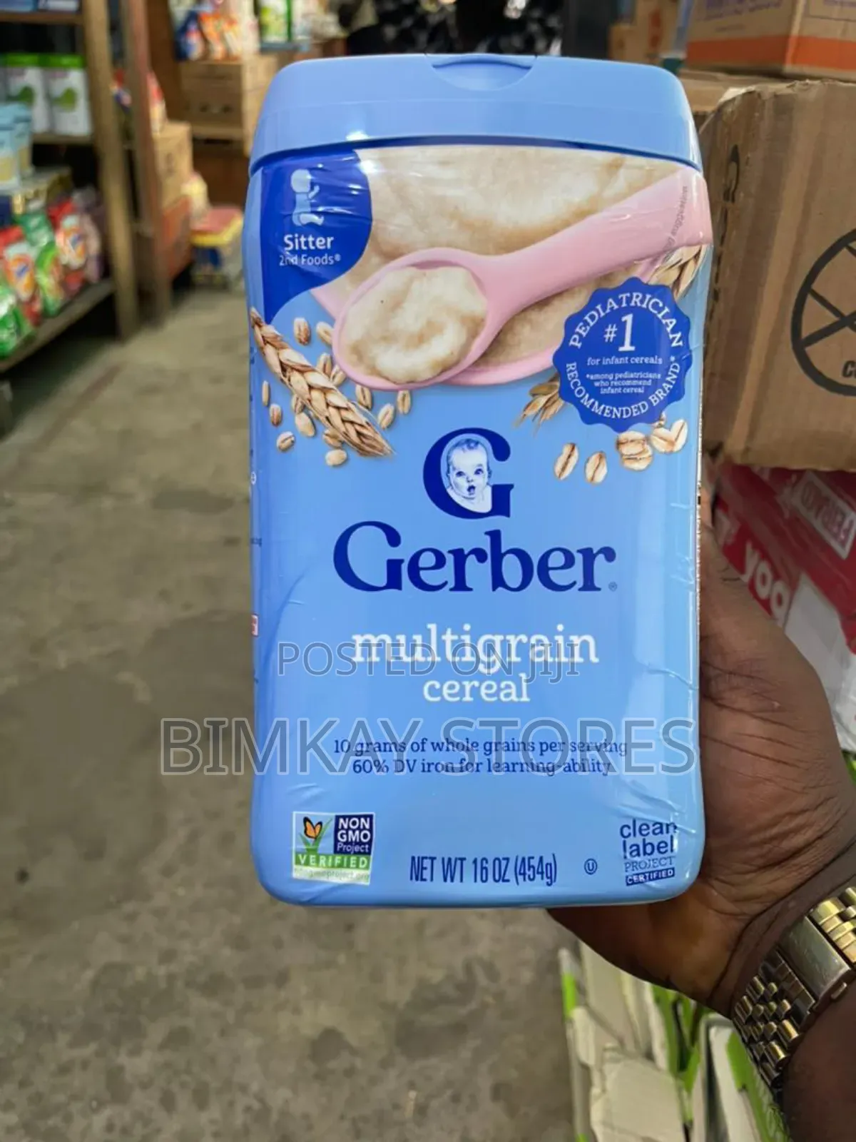 Gerber Baby Cereal 454g 4 Months Age