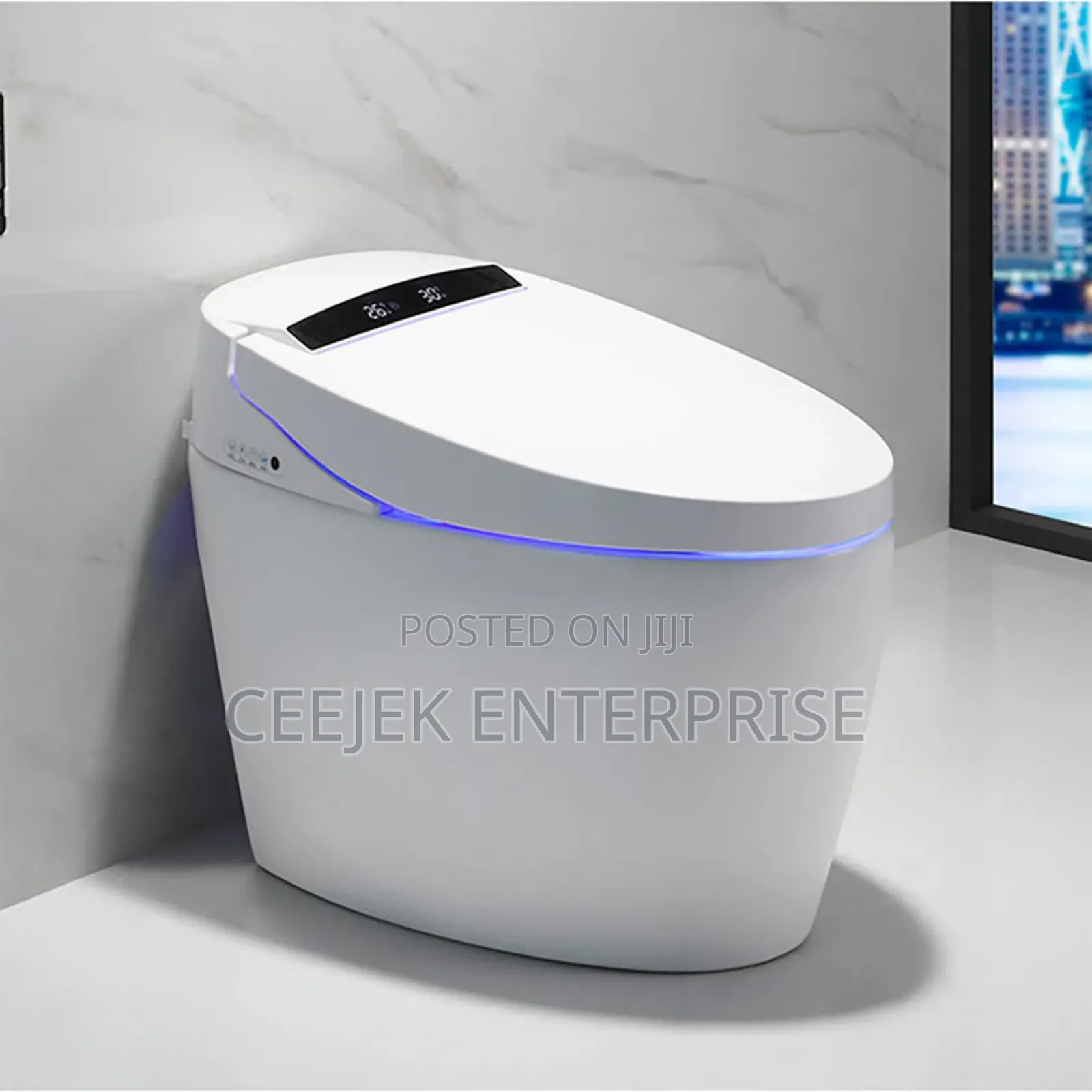 White Sensor Water Closet