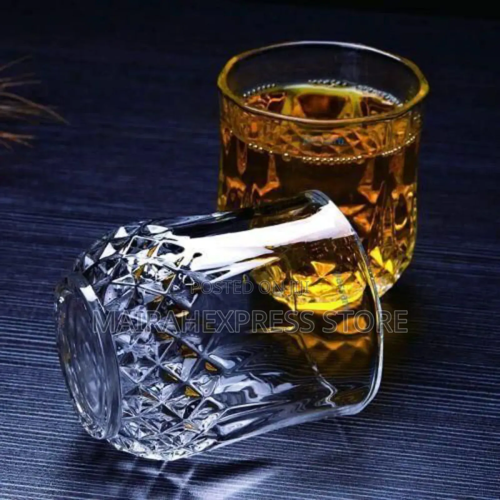 Multipurpose Deli 6pcs Diamond Water/Whiskey Cups