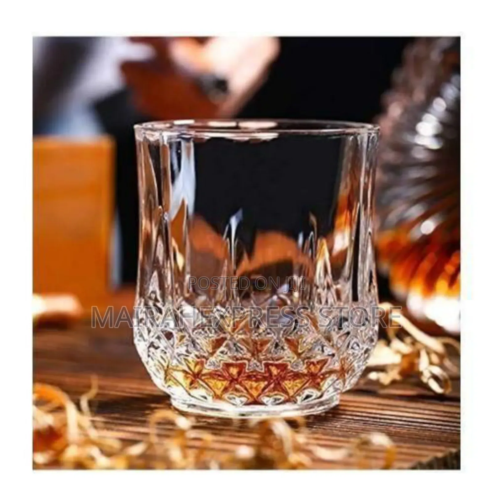 Multipurpose Deli 6pcs Diamond Water/Whiskey Cups