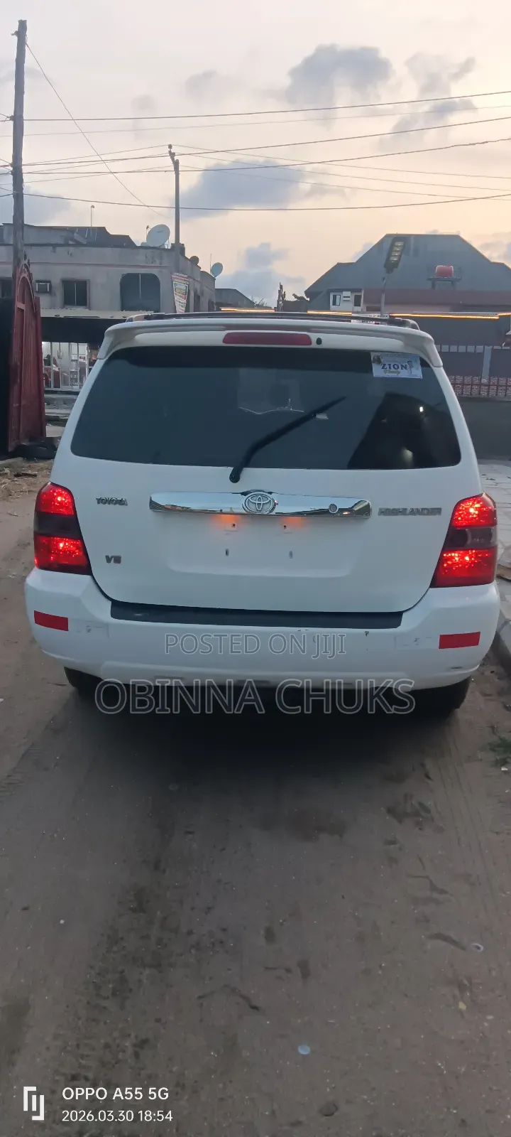 Toyota Highlander Limited V6 4x4 2006 White