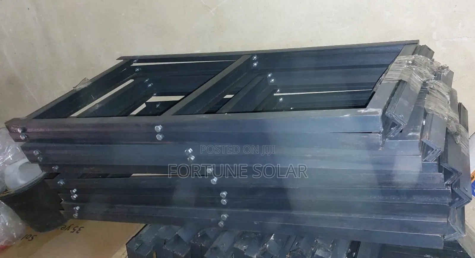 Tall Tubular Battery Rack for 4 Batteries