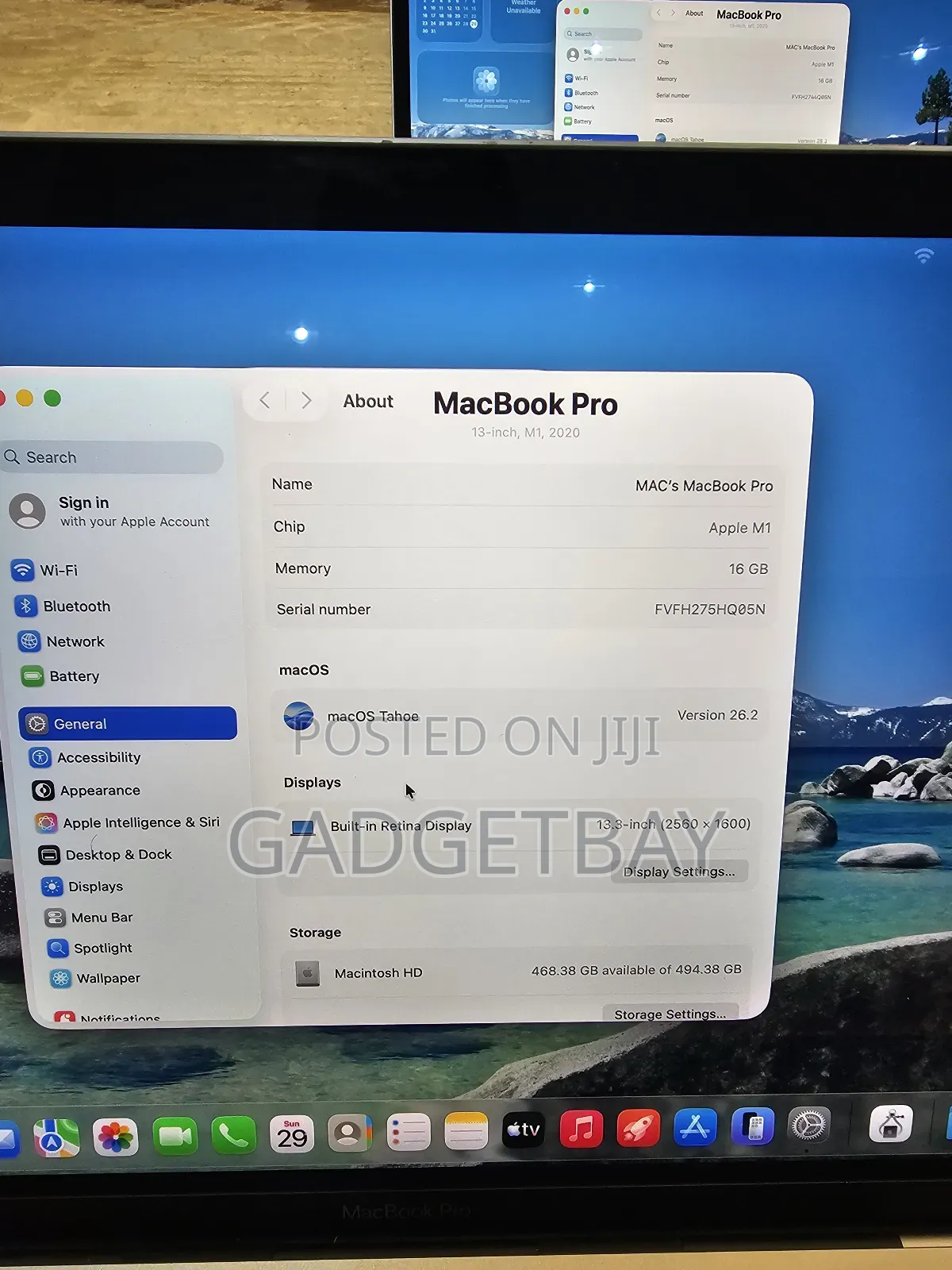 Laptop Apple MacBook Pro 2020 M1 16GB Apple M1 SSD 512GB