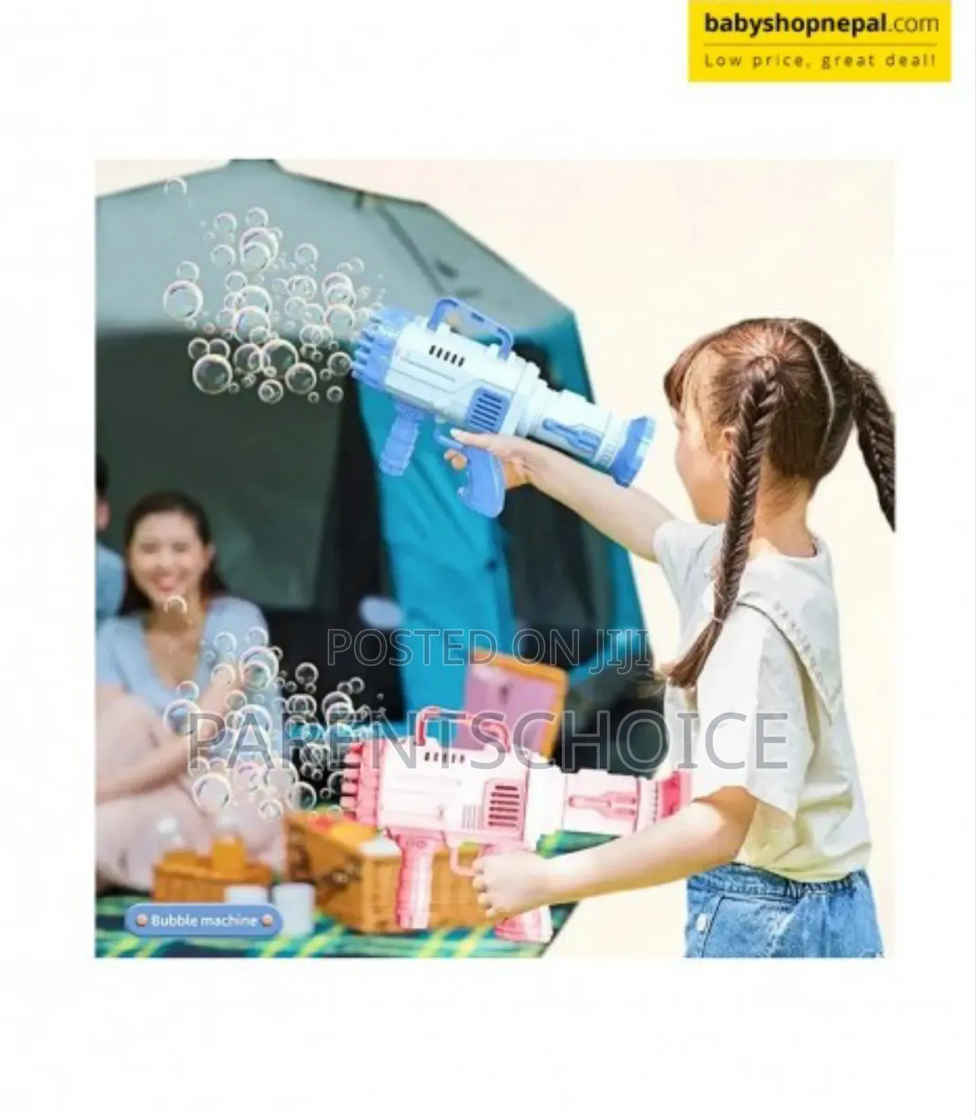 Bubble Blower Gun Toy for Kids