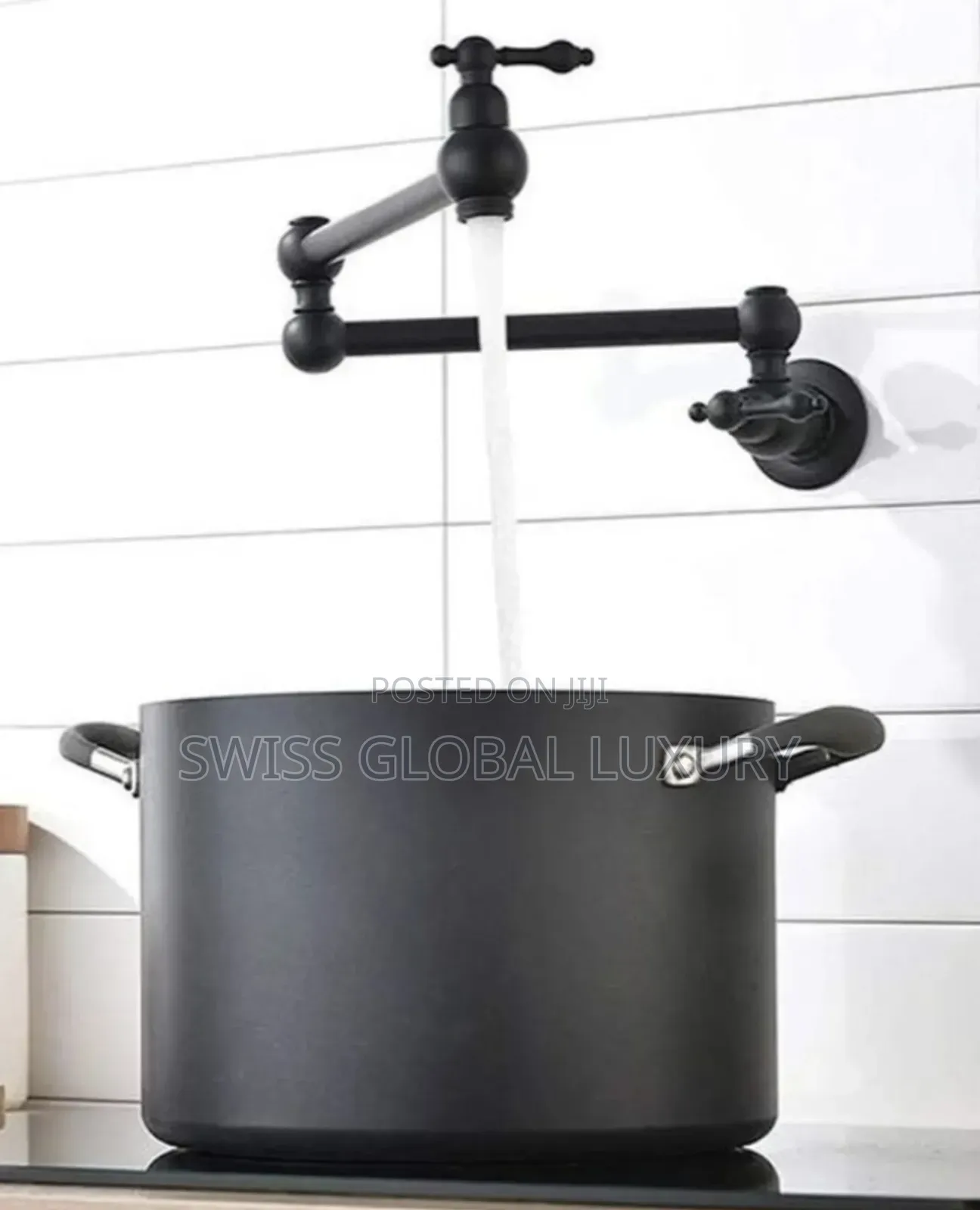 Quality Grade Kitchen Port Filler Wall Tap, Available in Black / Gold