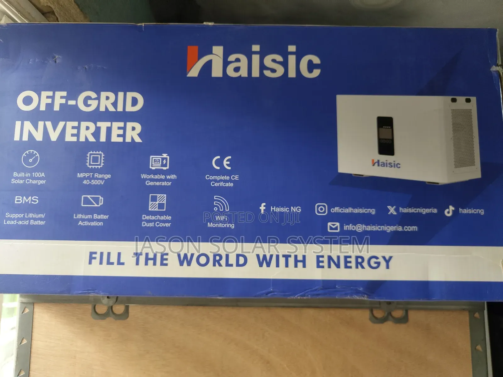 Haisic 8kwh and 4.2kva All in One Solar Generator