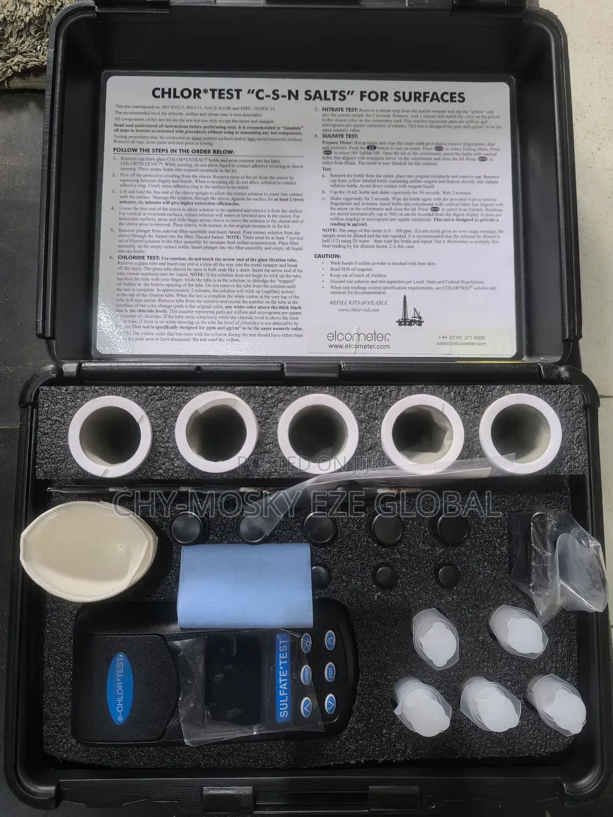 Sulfate/Chloride/Nitrate Test Kit (Chlor-Rid Dc 1500)