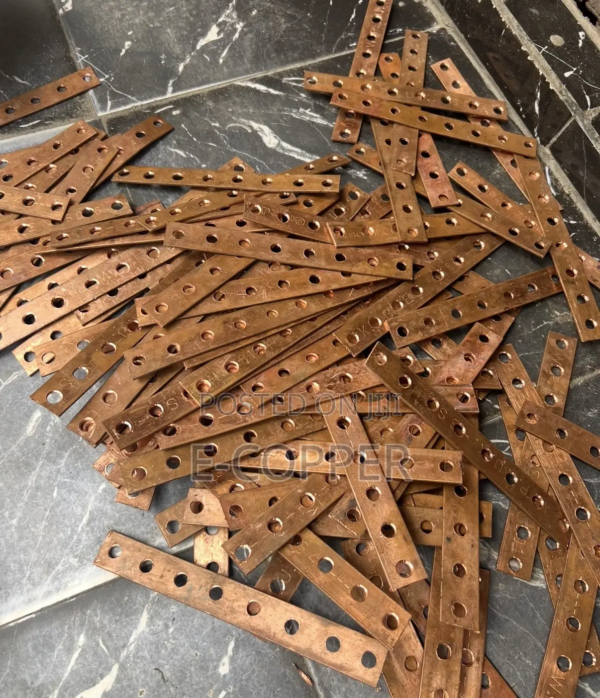 Copper Earthing Connecting Bar