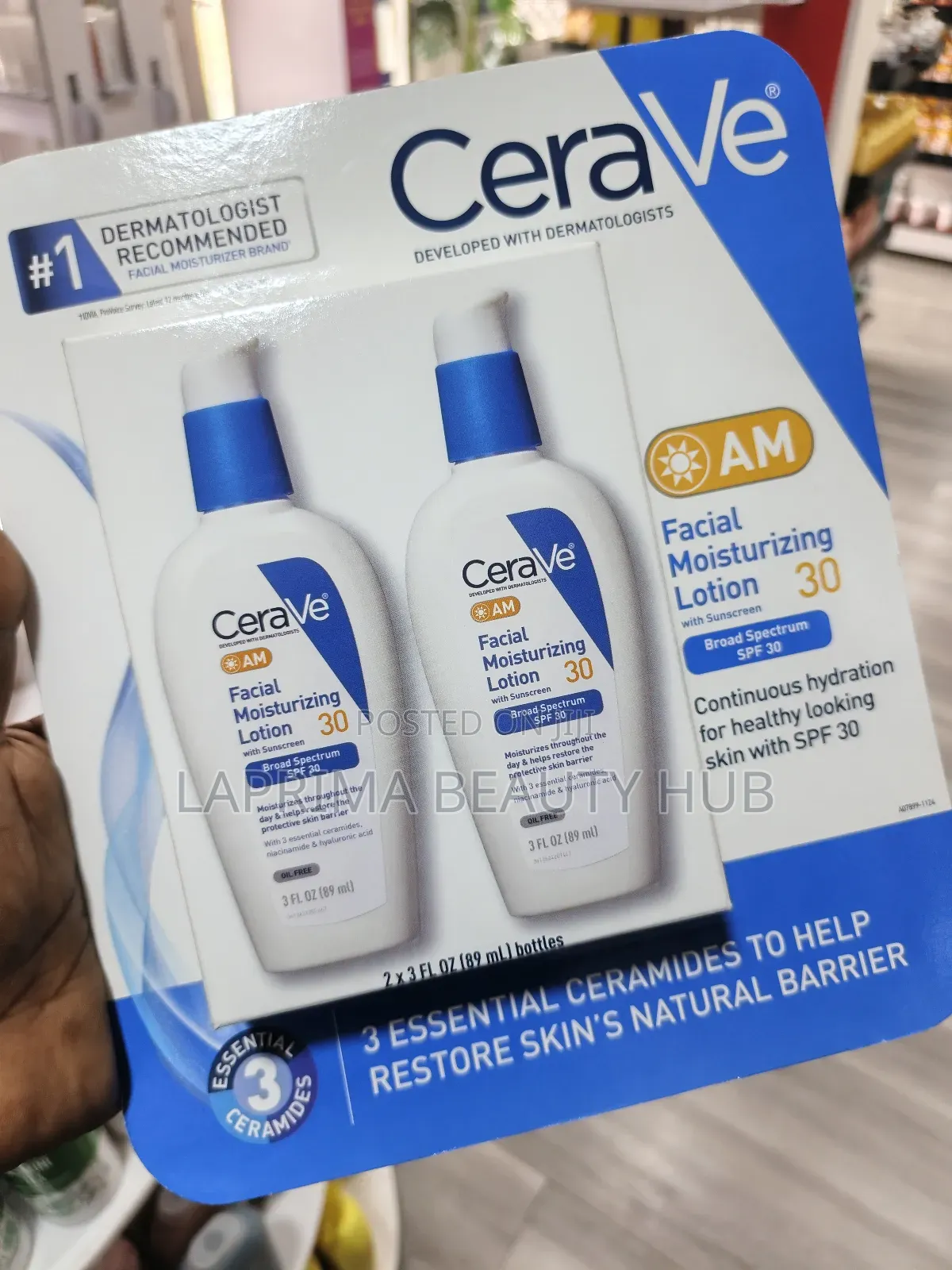 Cerave Am Facial Moisturizing Lotion 2 in 1 Set
