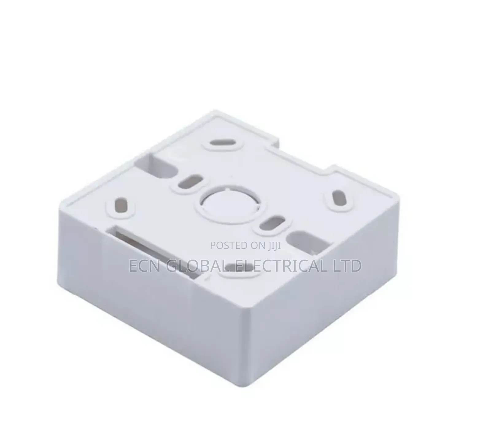 86mm X 86mm X 33mm PVC Single Mount Back Box Wall Socket Outlet Plate