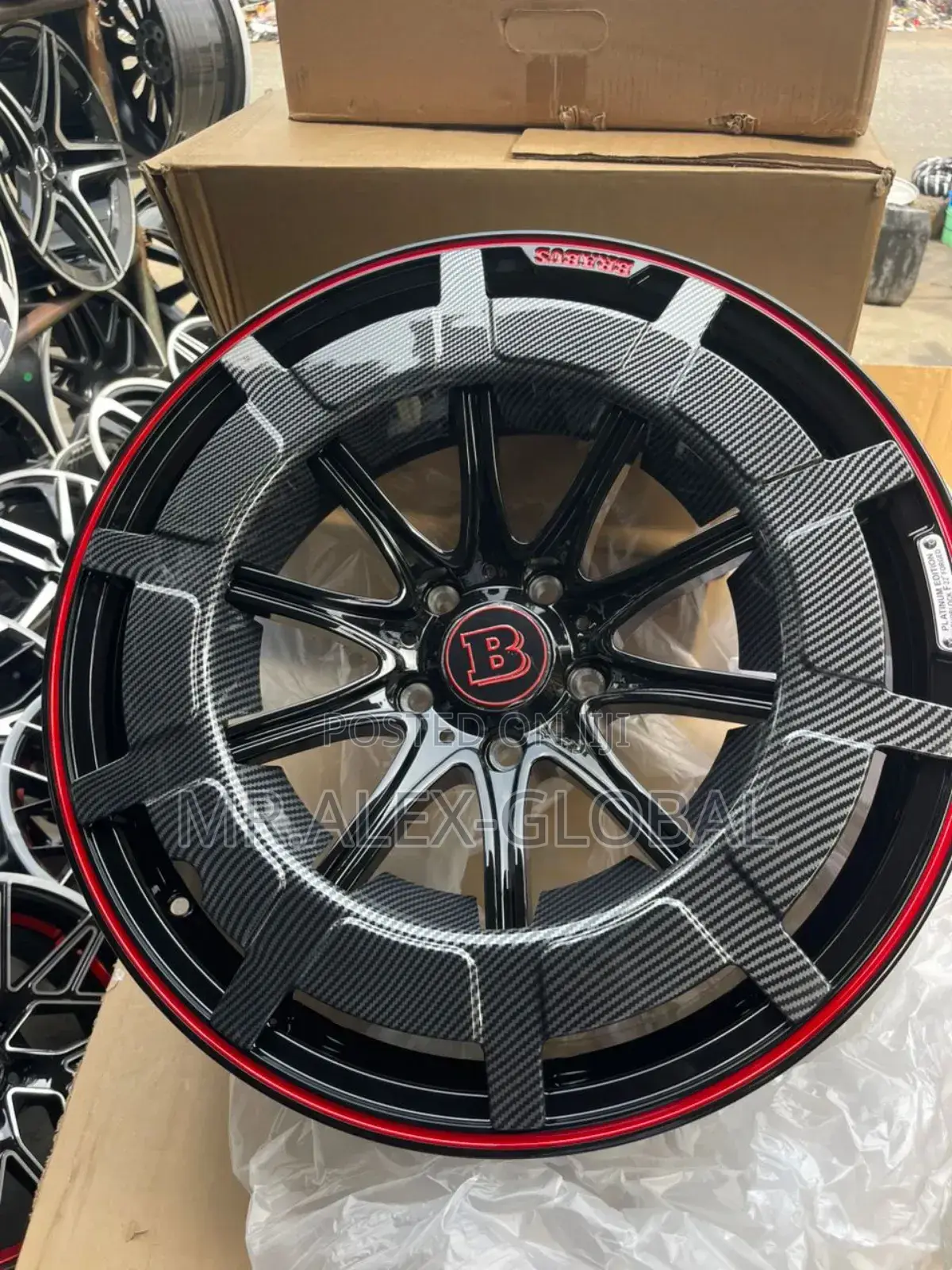 22 Inches Gwagon Brabus Engraved Original Rim