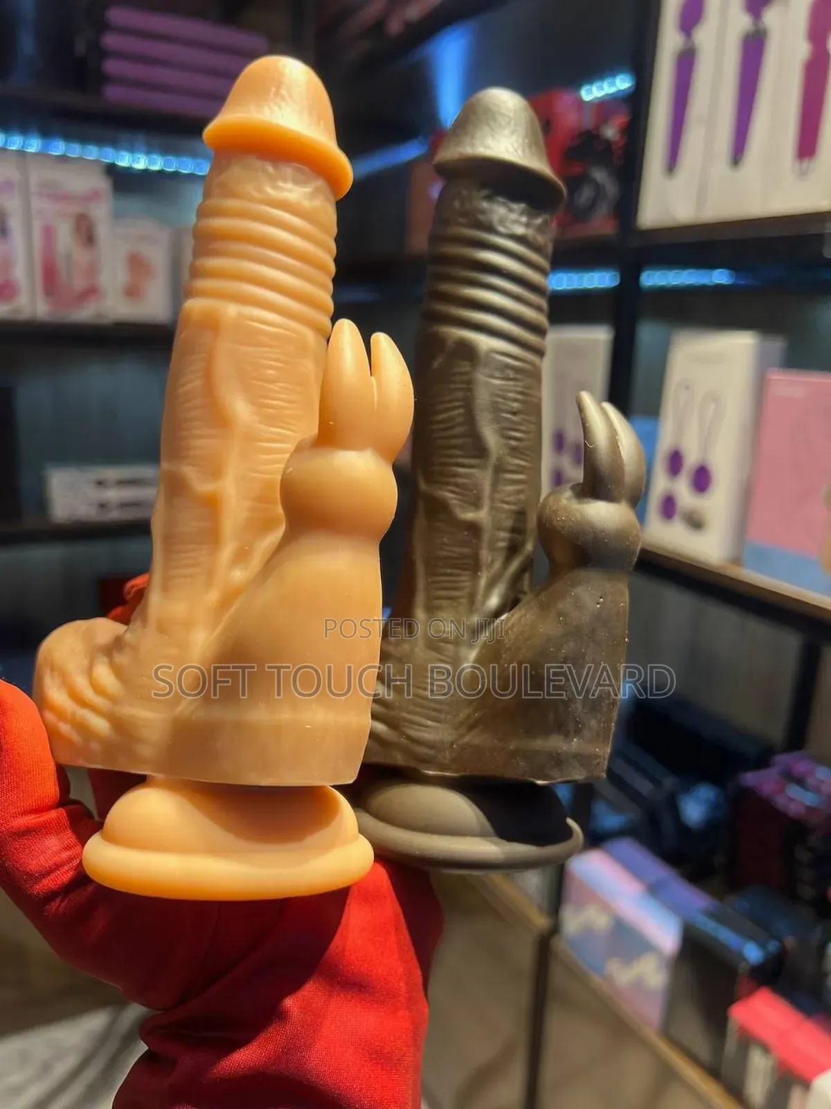 Vibrating Thrusting Dildo With Clit Stimulator – Dual Action Pleasure