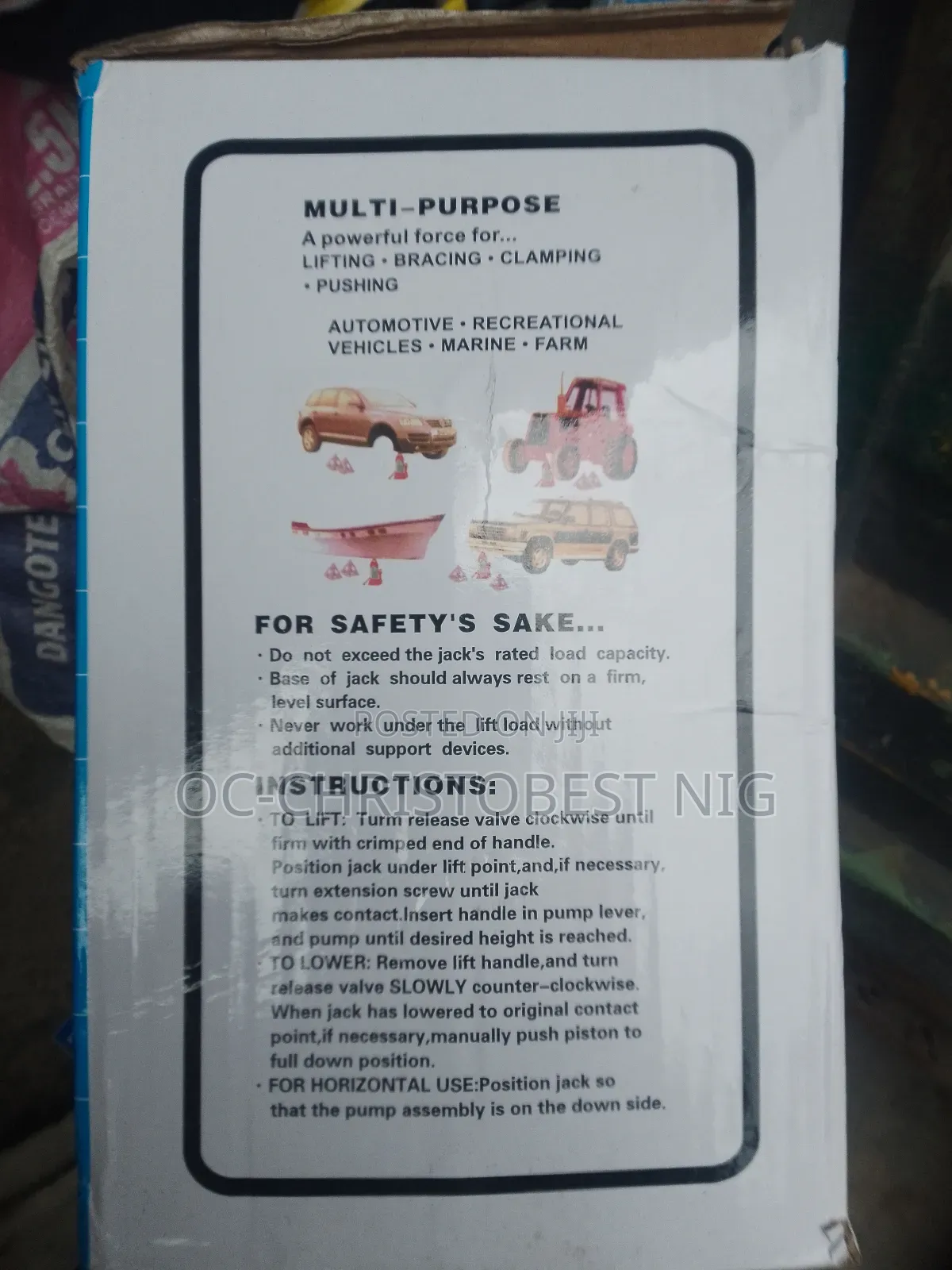 Heavy Duty 10 Tons Jack