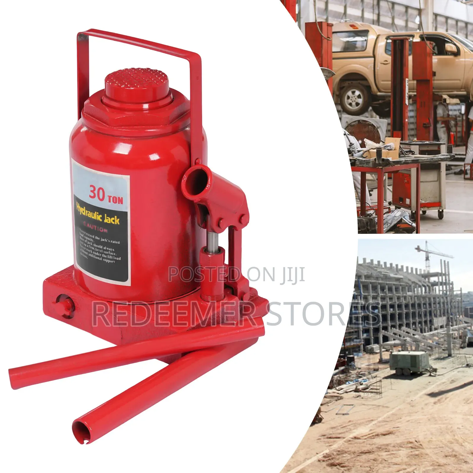 30 Ton Air Hydraulic Bottle Jack for Auto Trucks , Etc