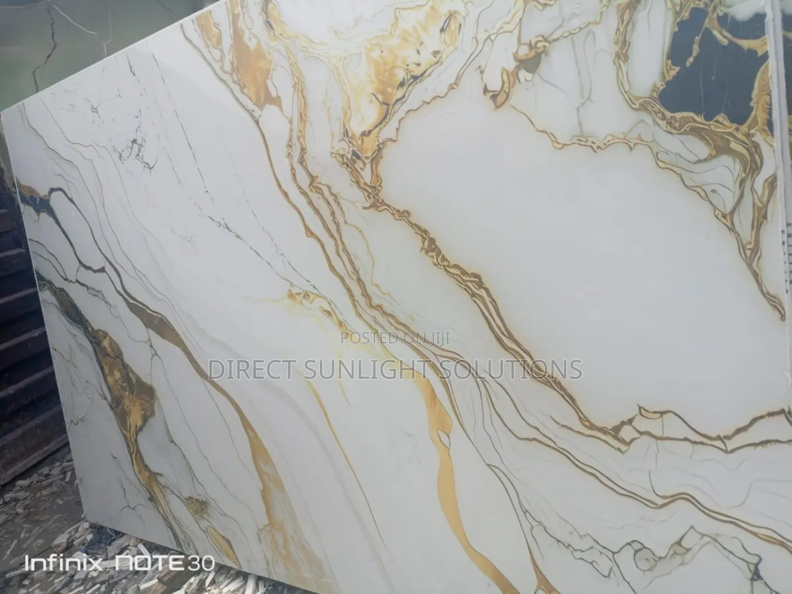 Marble Kitchen Top Cabinet High Quality Glossy