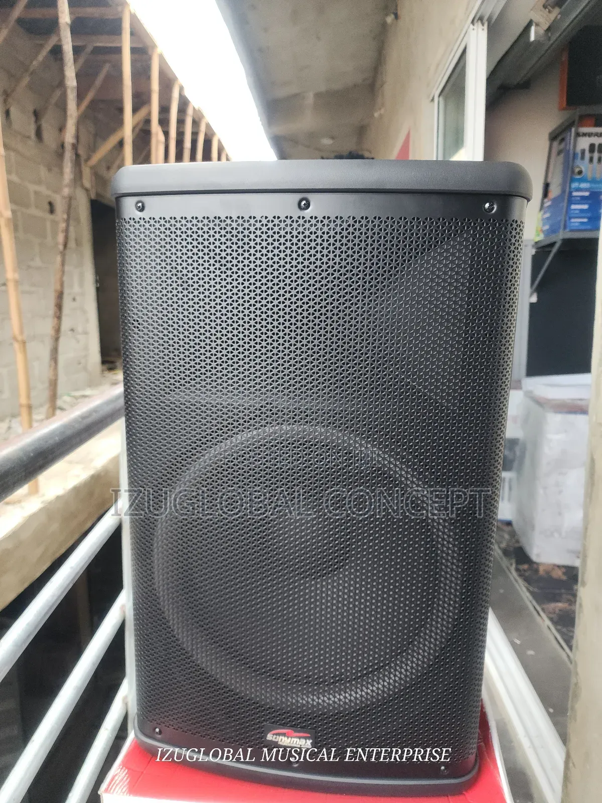 Biggest 15"Inches Rechargeable Battery Public Address Speaker