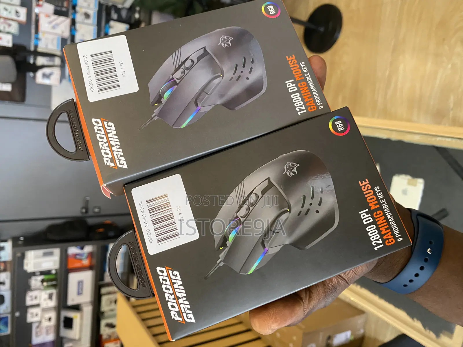 Porodo 12800 Pi Gaming Mouse