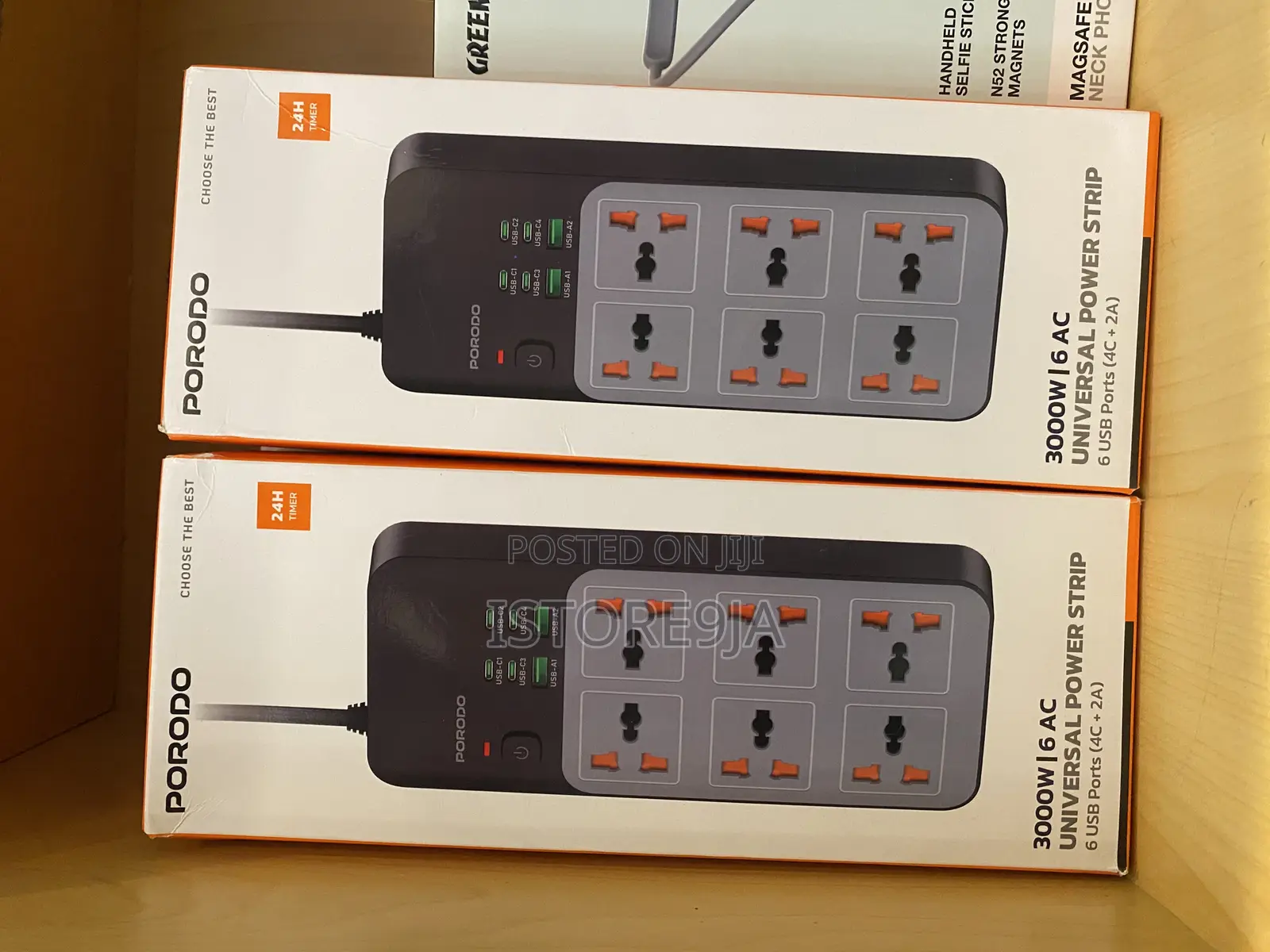 Porodo 3000w | 6ac Universal Power Strip