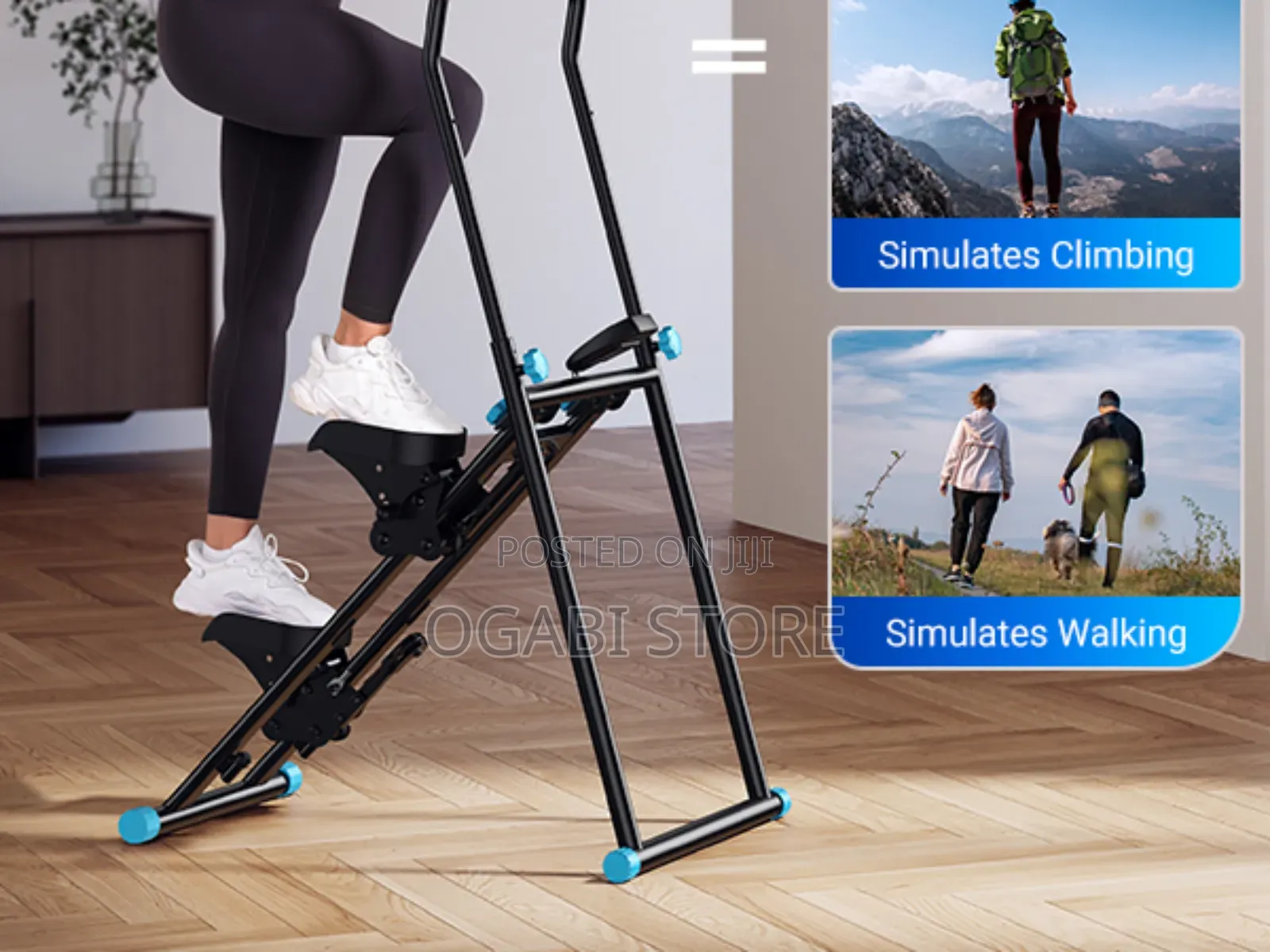 Stair Stepper Fitness Machine (Home Workout Climber)