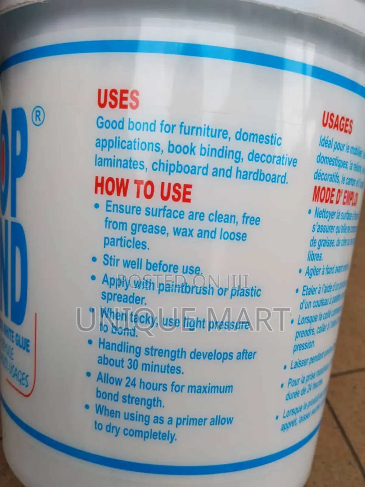 5kg Top Bond General Multipurpose White Glue for Bonding and Sealing