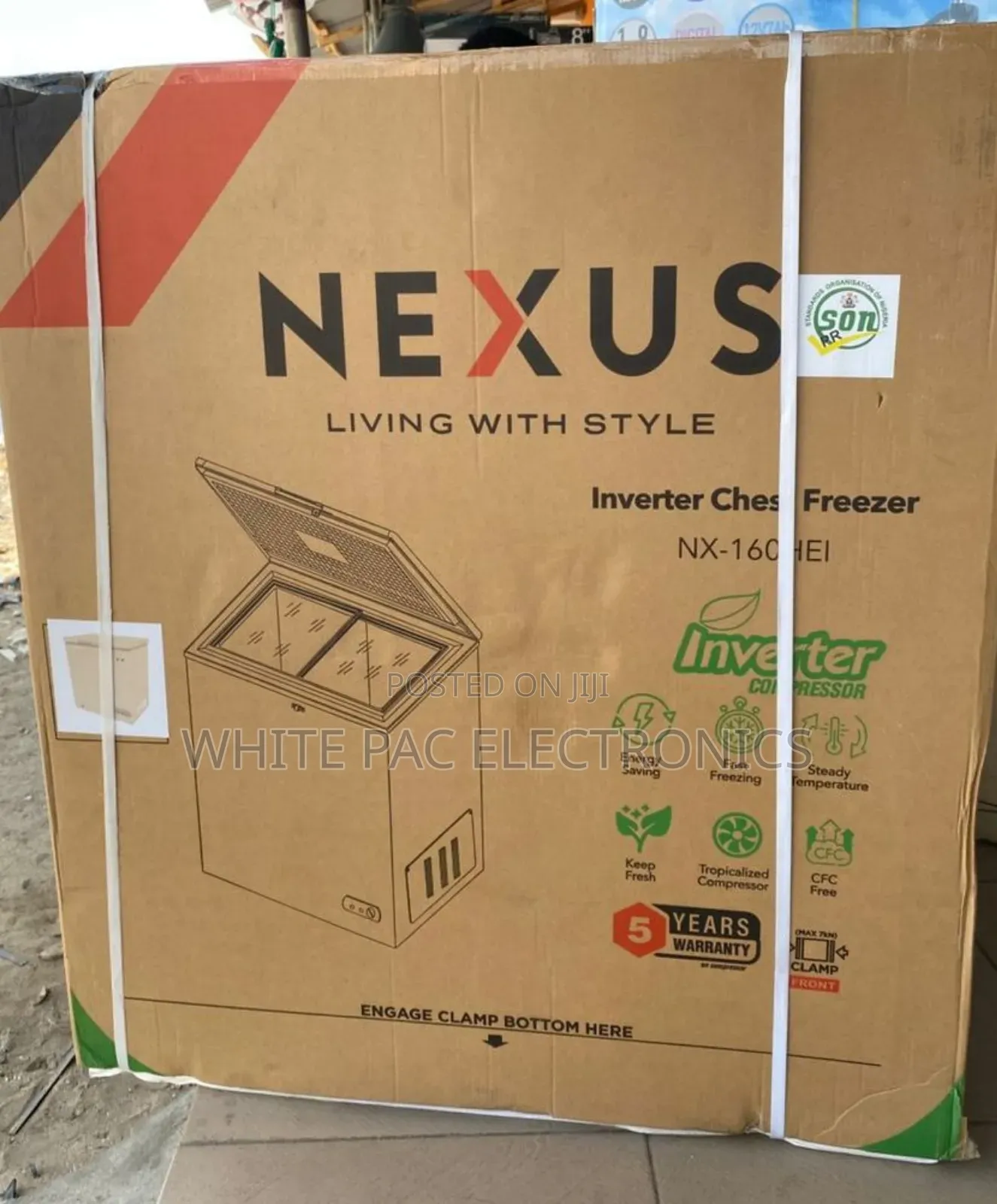 Nexus Freezer Inverter ( 162 Litre ) Fast Freezing Double Glass >5 Yrs