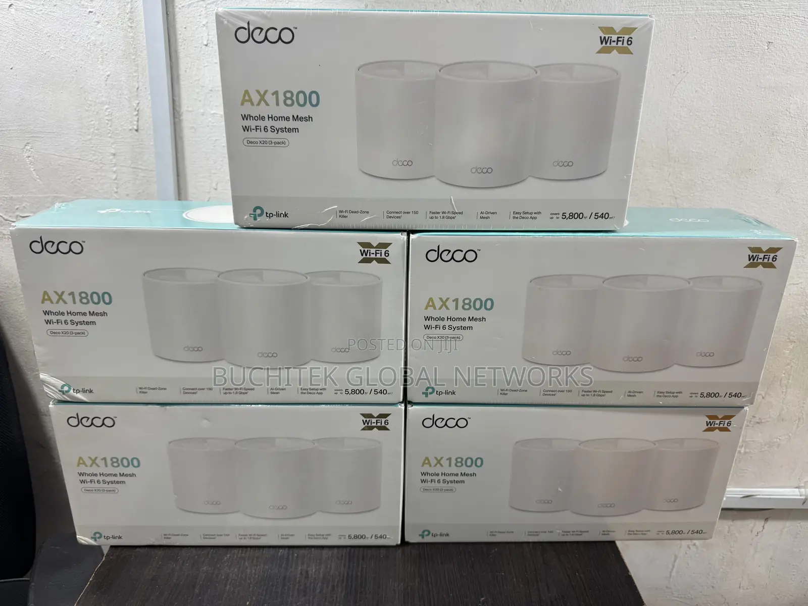 TP-Link Deco X20 Ax1800 Whole Mesh Wifi-6- 3 Packs