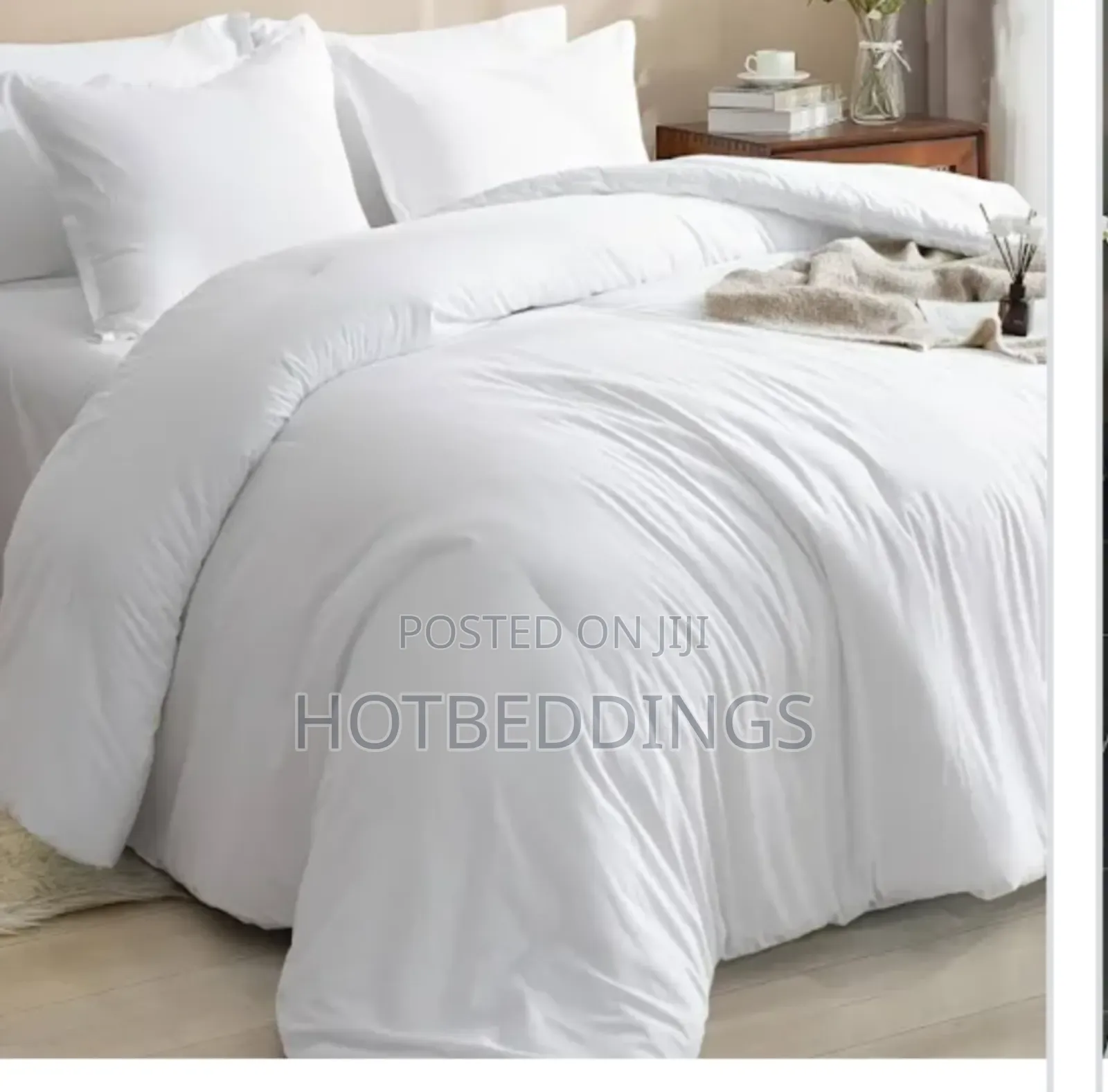 Duvet Cover, Duvet, Bedsheet and 4 Pillow Cases