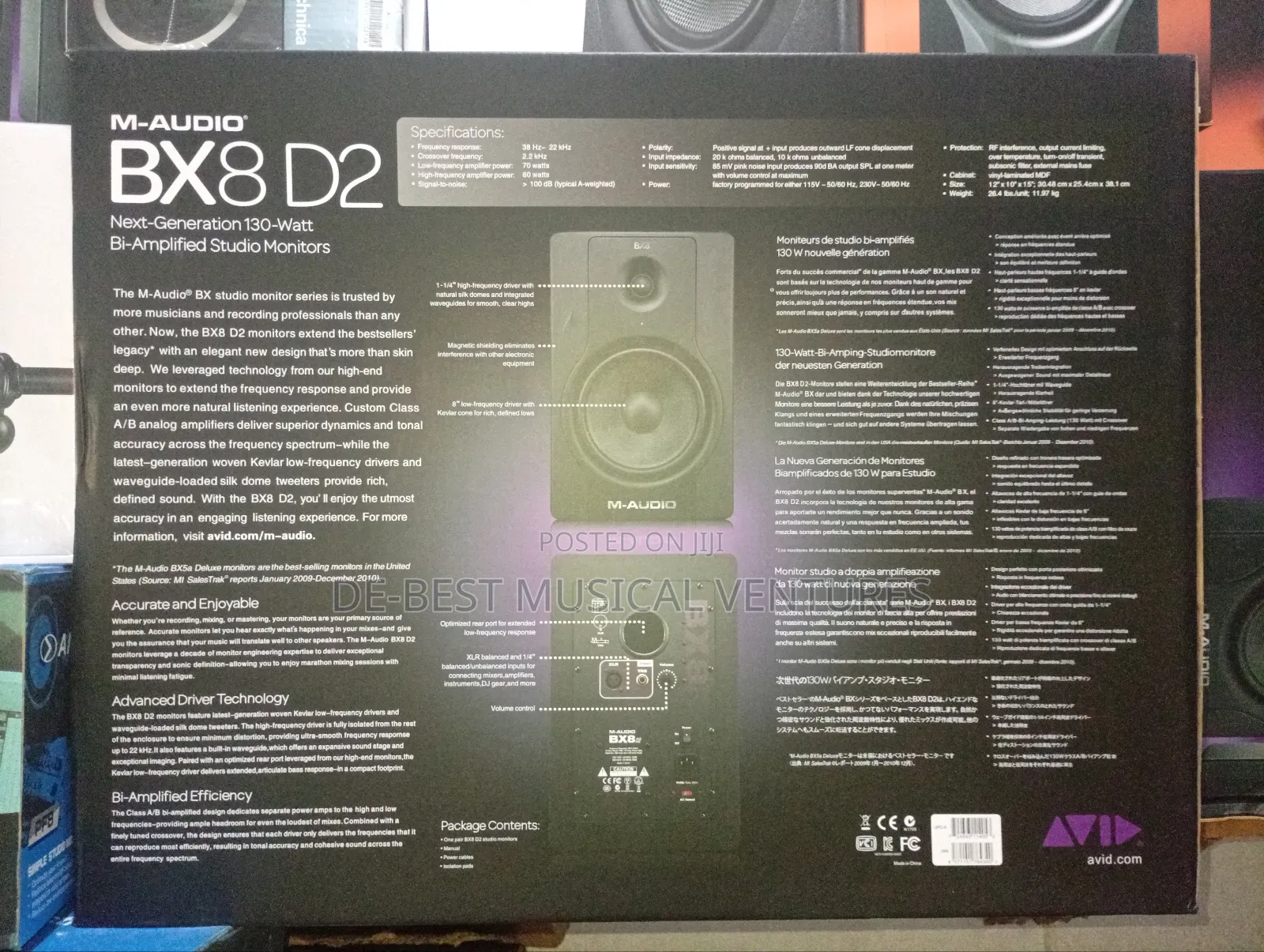 M-Audio Bx8 D2 Studio Monitor