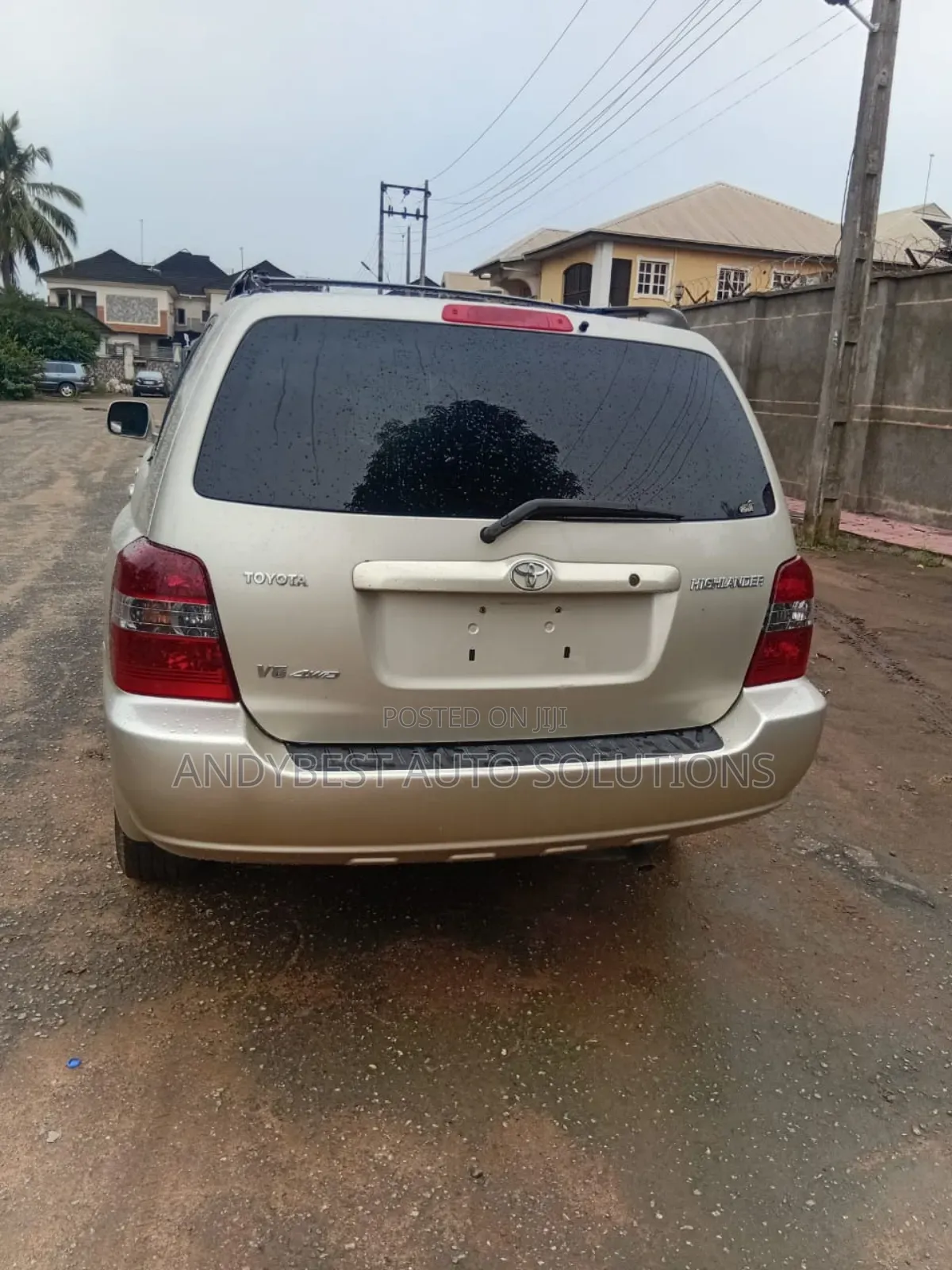 Toyota Highlander V6 AWD 2003 Gold