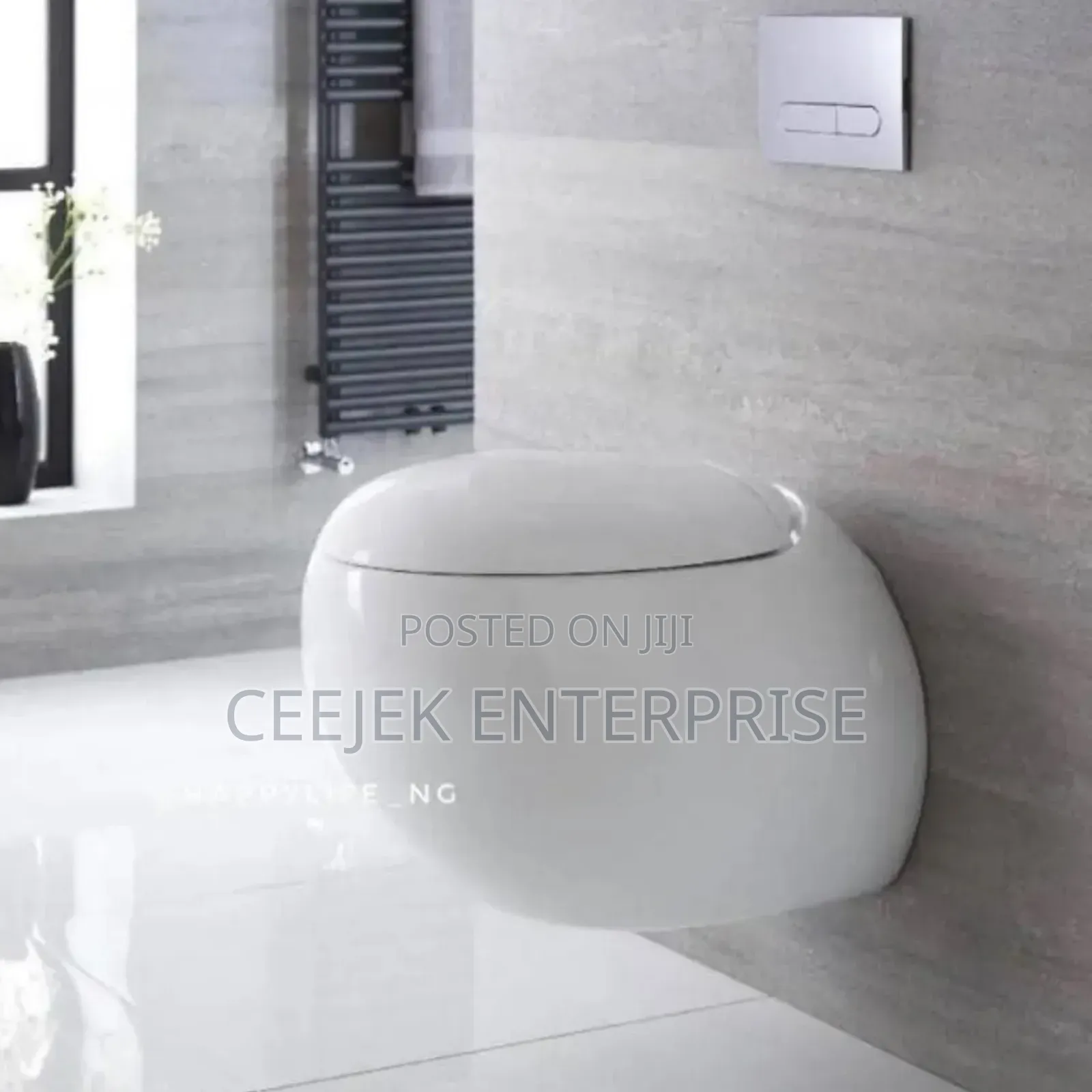 Oval Design Conceal Water Closet