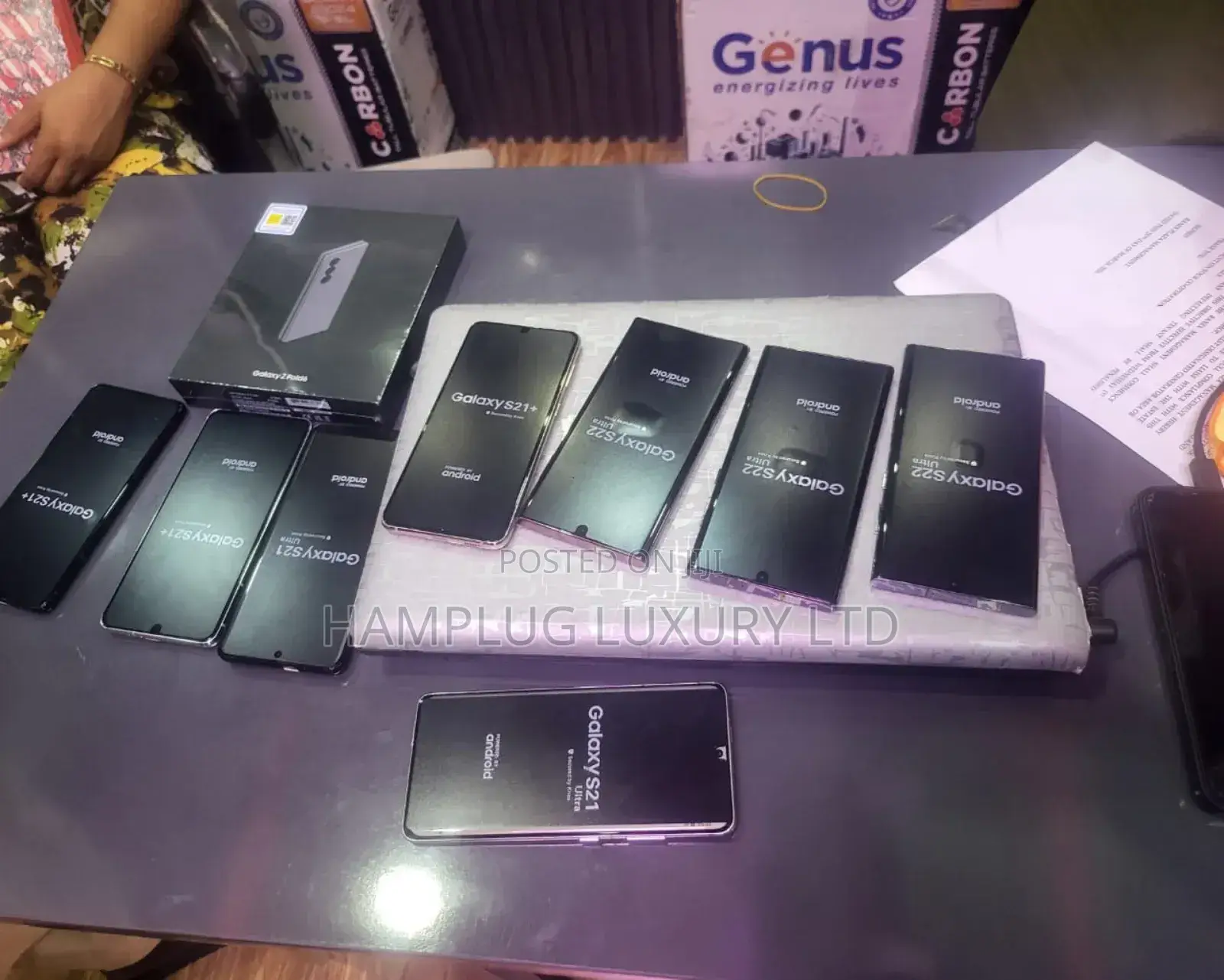 New Samsung Galaxy S21+ 5G 128 GB Rose Gold