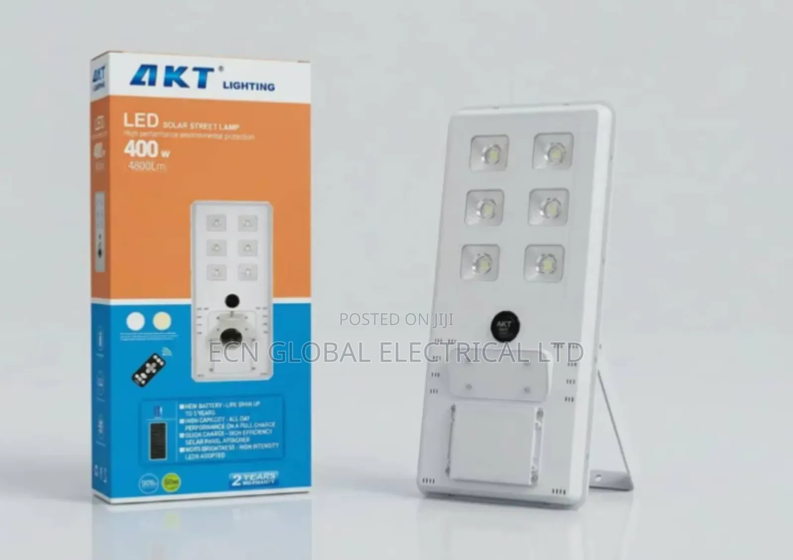 3 Led 400w Solar Street Light – High Brightness Outdoor Security Lamp