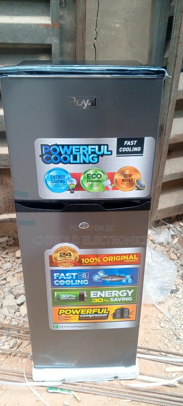 Original Royal Refrigerator Double Door 2 Years Warranty