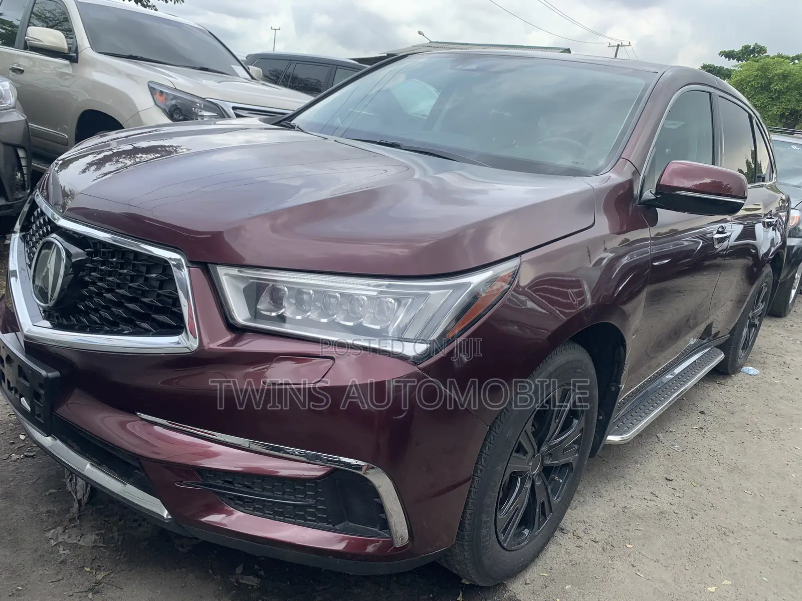 Acura MDX w/Advance & Ent. Pkgs SH-AWD 2018 Burgundy