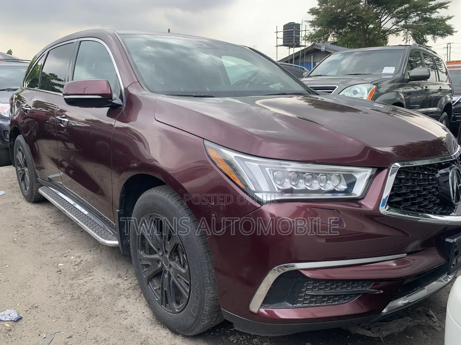 Acura MDX w/Advance & Ent. Pkgs SH-AWD 2018 Burgundy