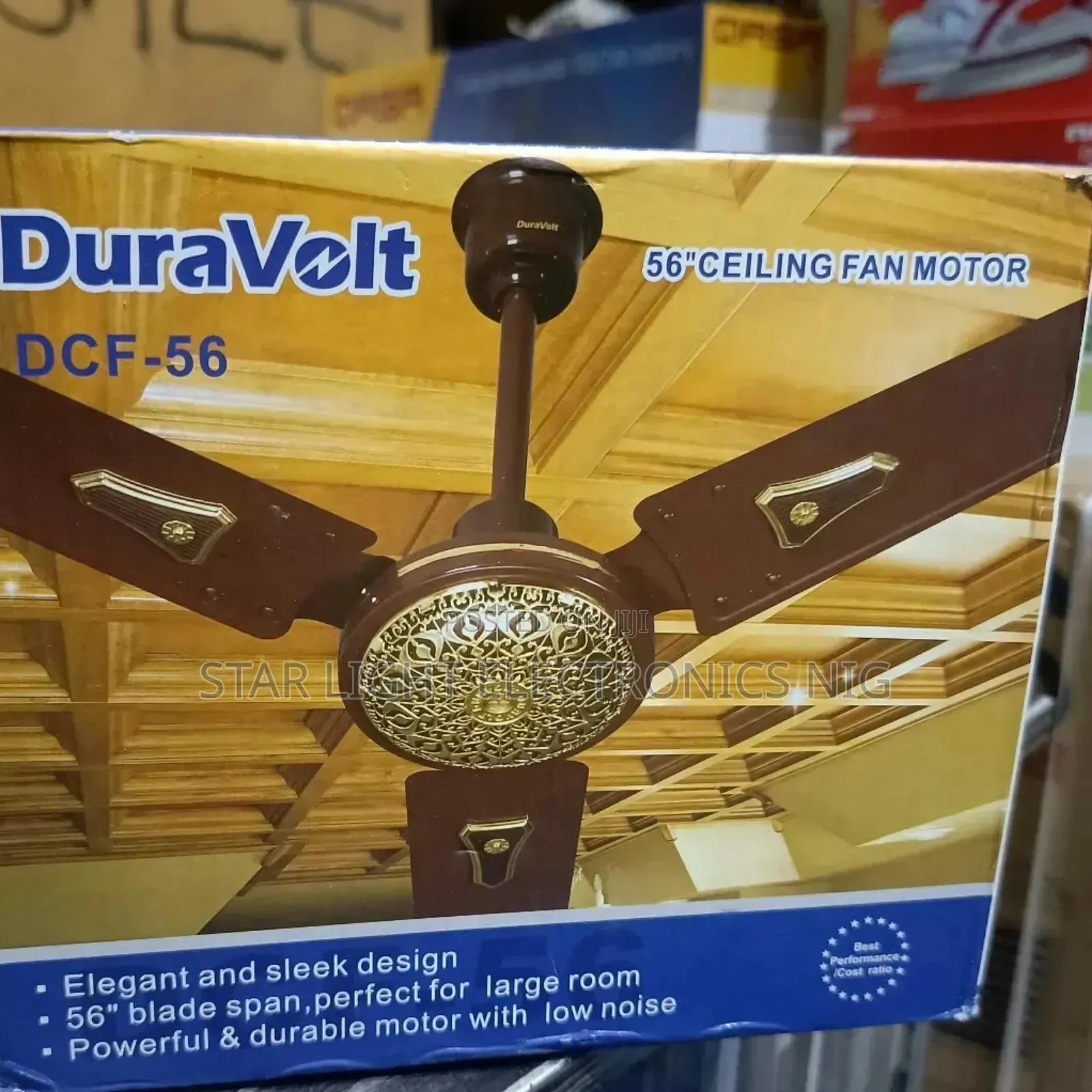Duravolt Long Blades 56 Inches Ceiling Fan