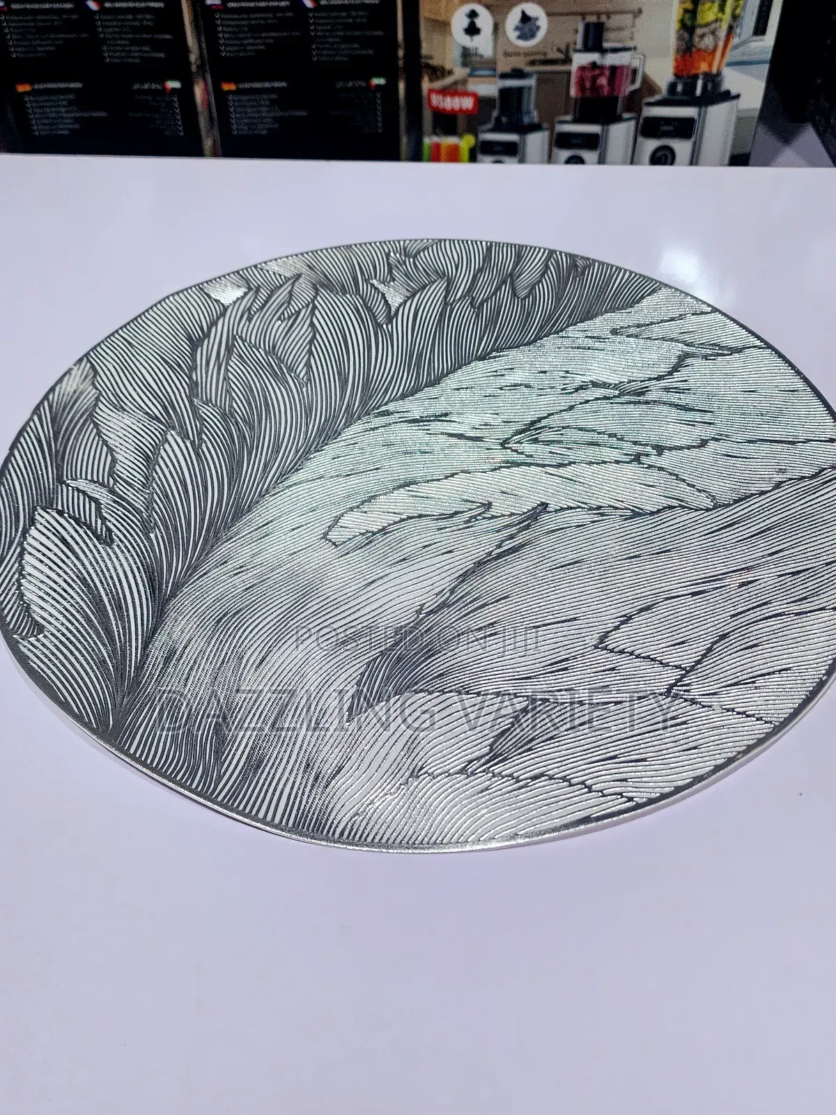 12pcs Table Mat/Placemats - Silver Colour